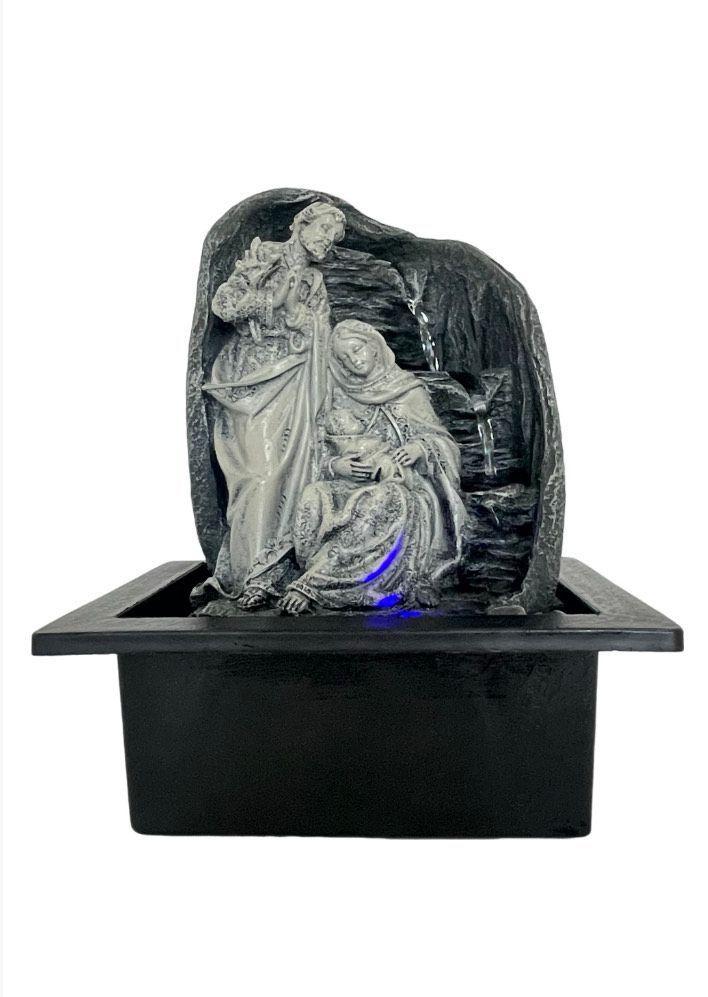 Estatua Cascada De Agua Nacimiento Del Niño Jesus Pesebre-2
