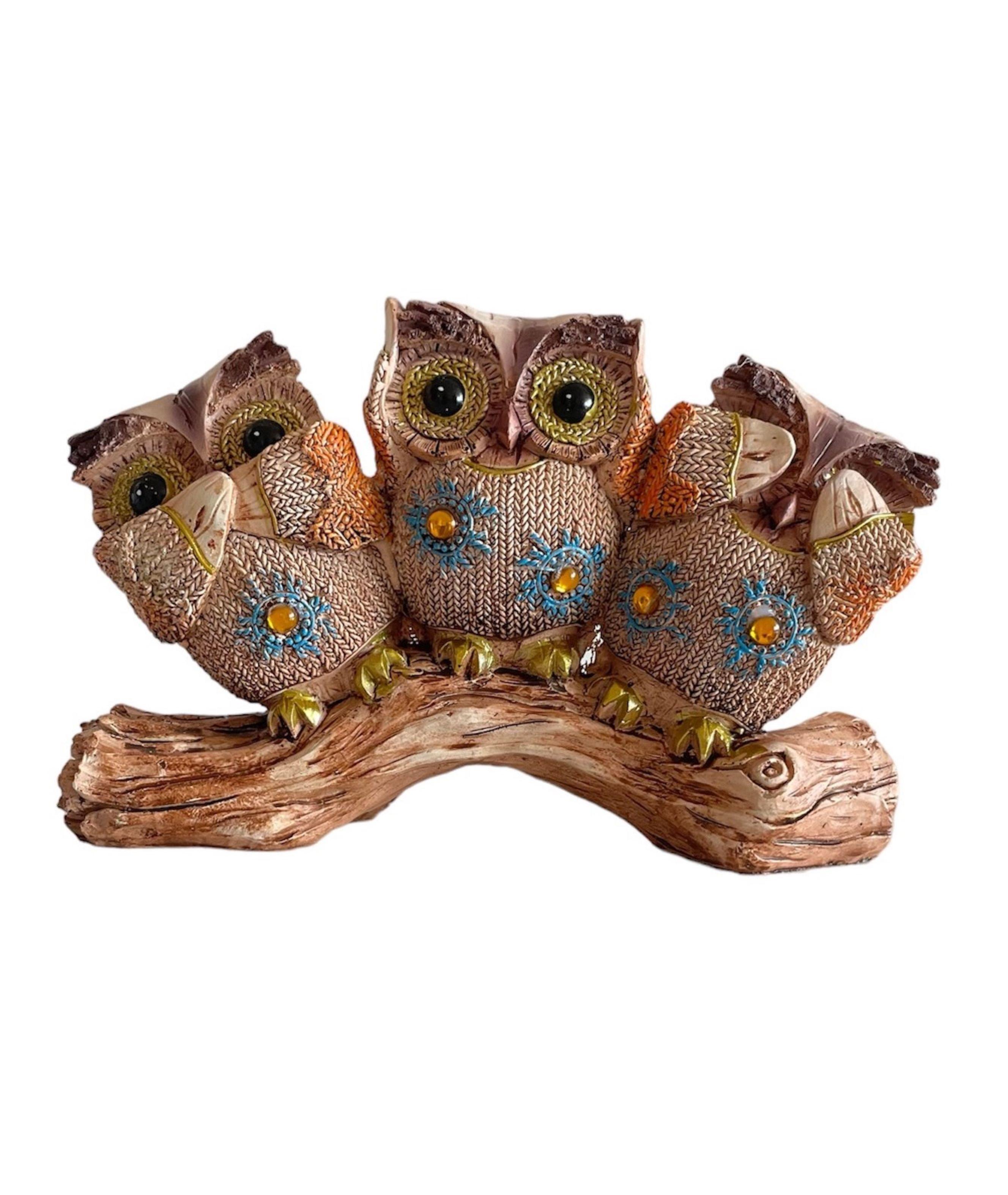 Figura Buhos Decorativos Adorno Emoji 14 cm-0