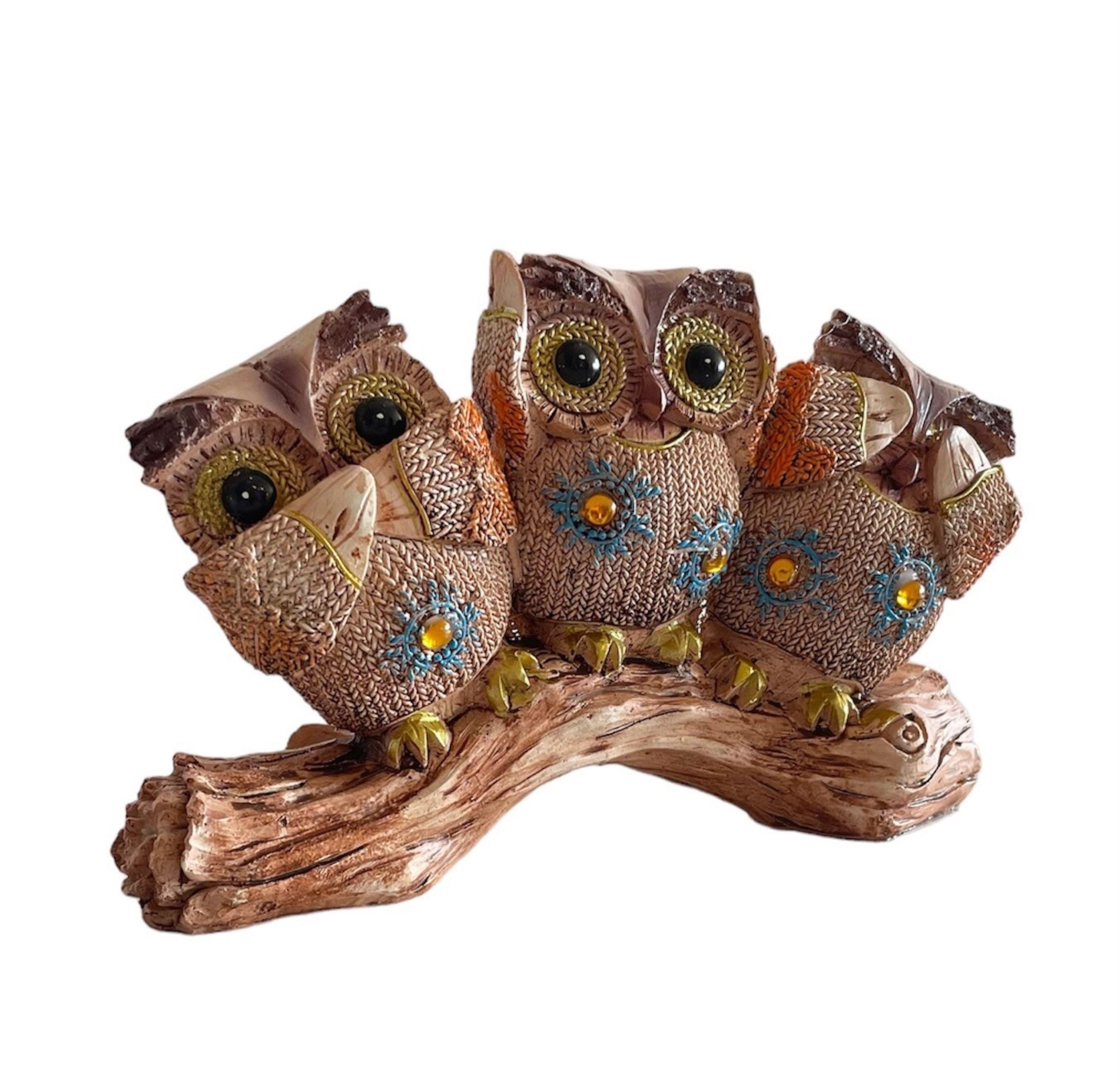 Figura Buhos Decorativos Adorno Emoji 14 cm-1