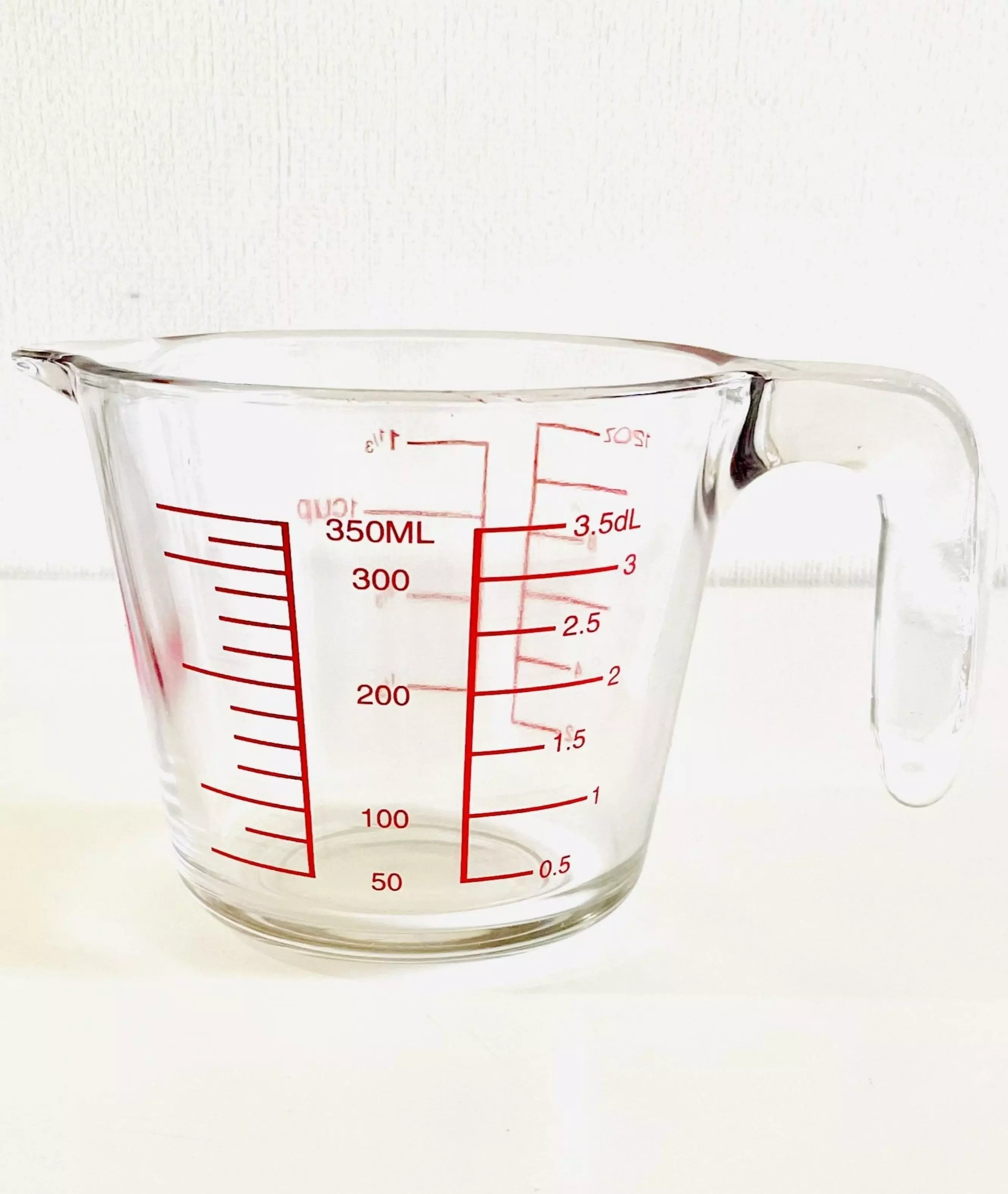 Jarra Medidora De Vidrio 350 ML Taza Cocina-2