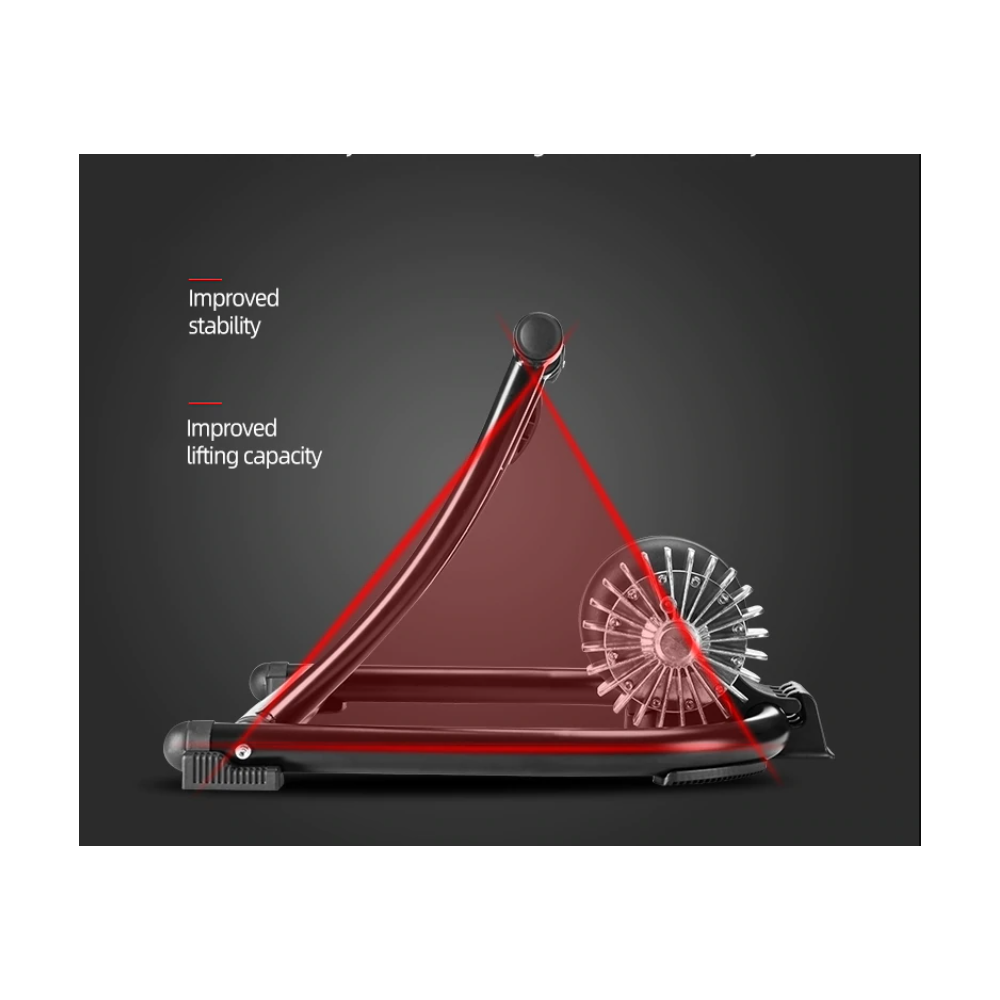 RODILLO DE ENTRENAMIENTO ROCKBROS FLUIDO NEGRO-3