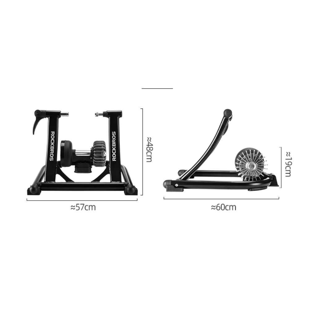 RODILLO DE ENTRENAMIENTO ROCKBROS FLUIDO NEGRO-2