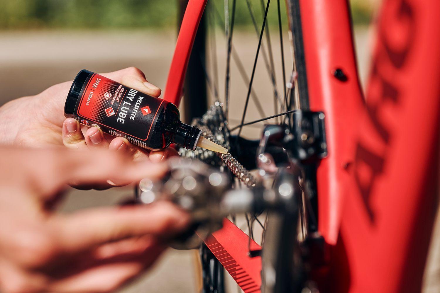 Lubricante de Cadena Dry Seco para bicicletas Weldtite 100ML-2