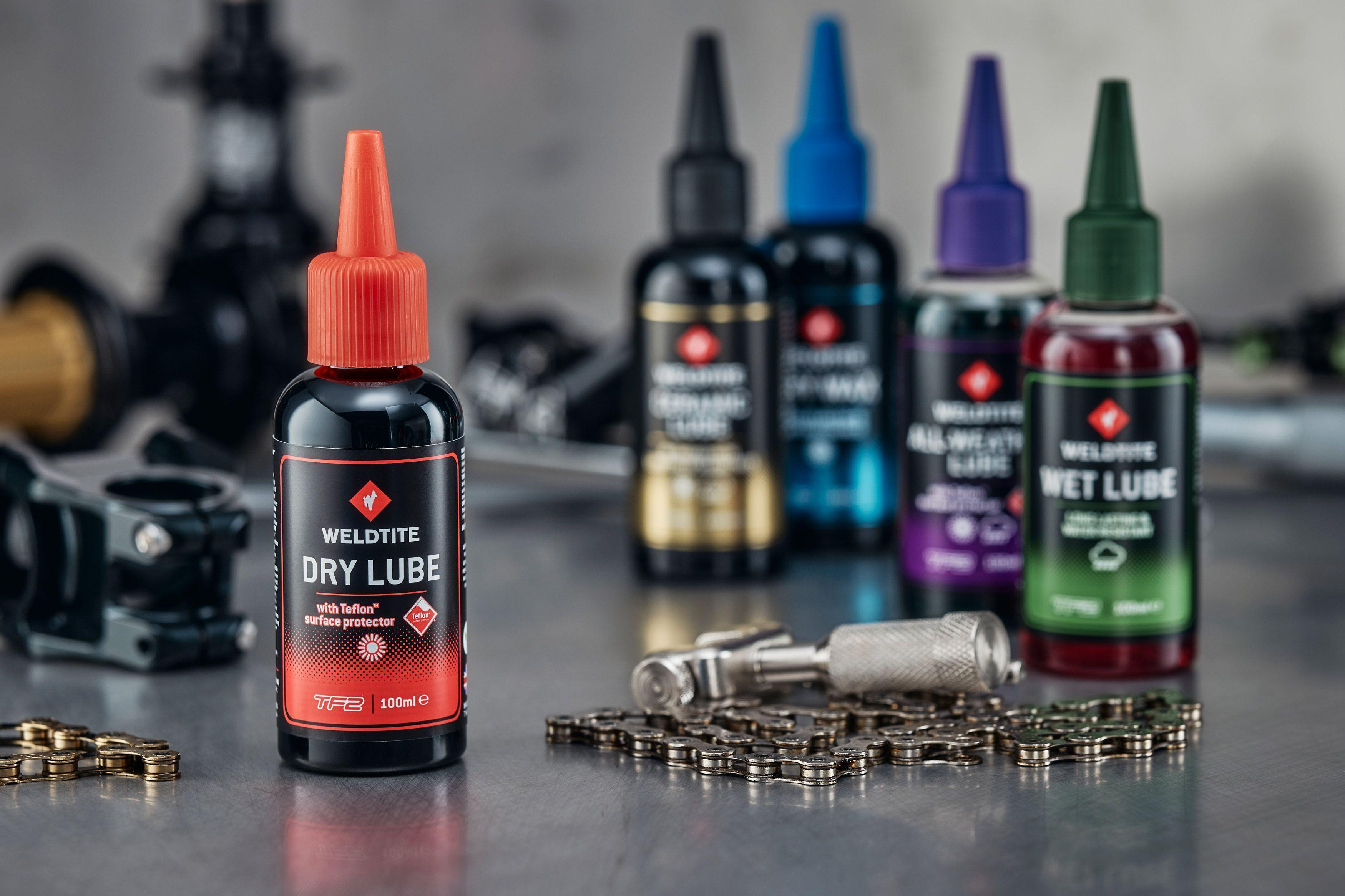 Lubricante de Cadena Dry Seco para bicicletas Weldtite 100ML-1