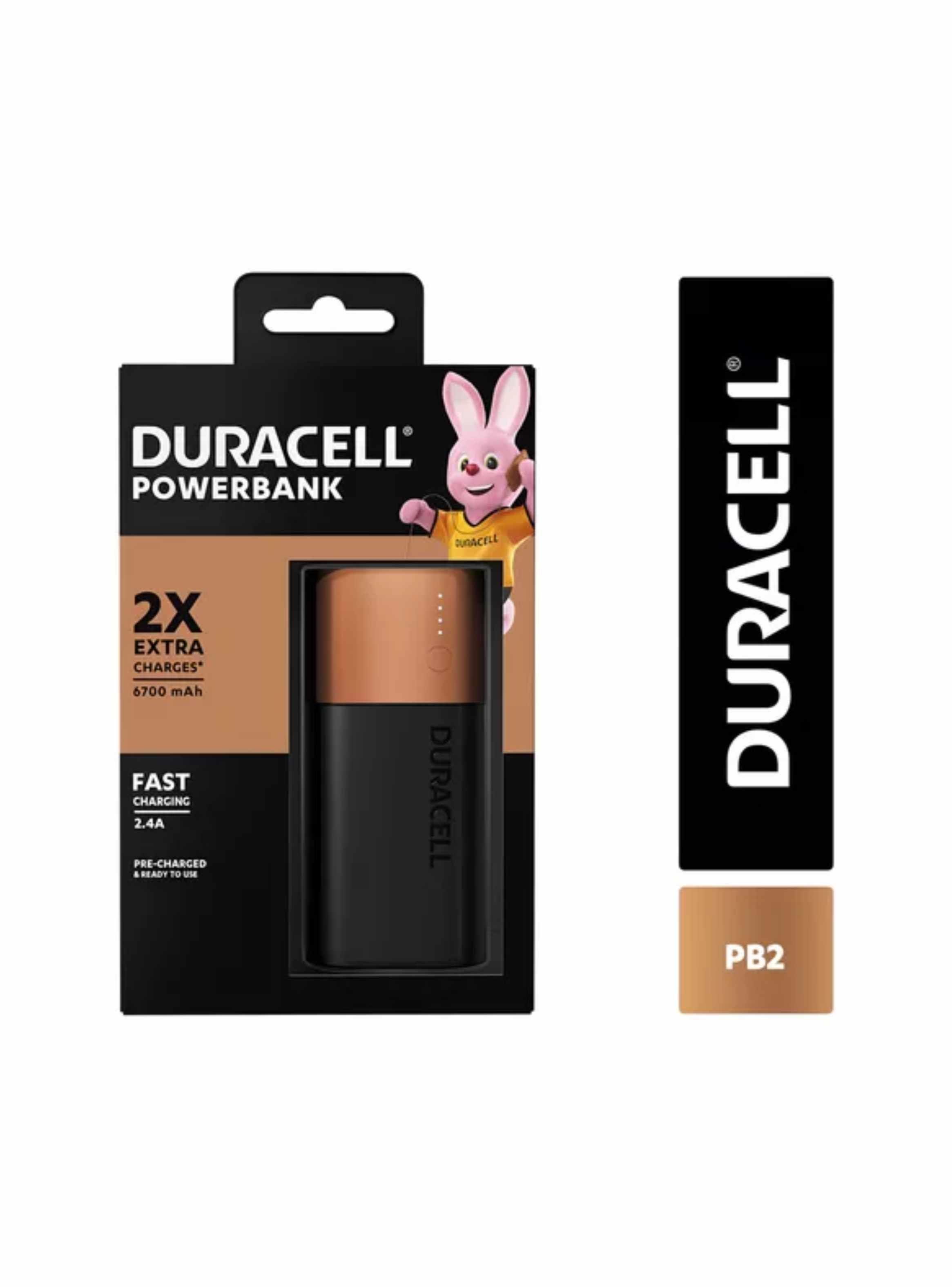 Power Banks Duracell Pb2 6700 Mah Color Negro-0