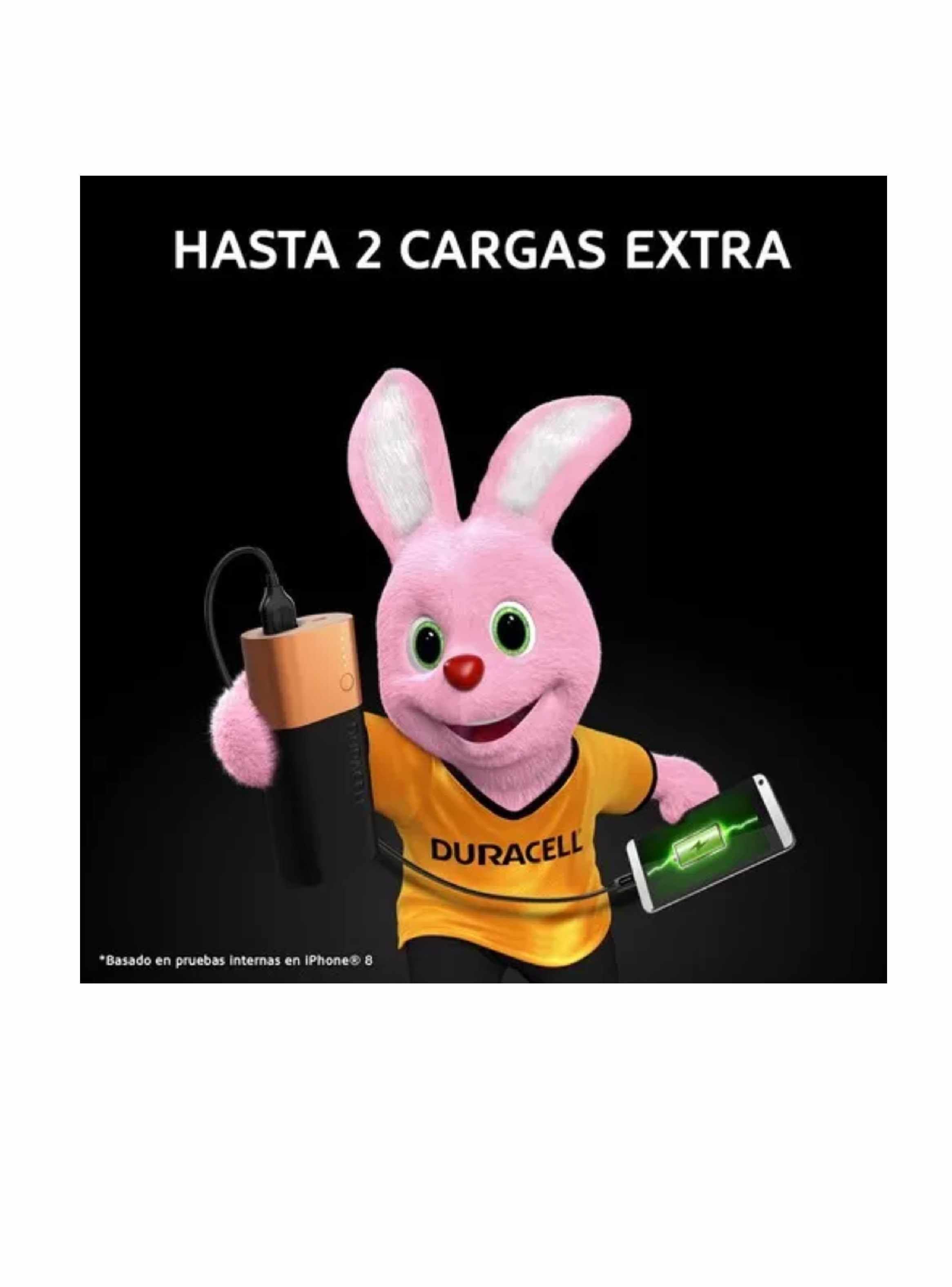 Power Banks Duracell Pb2 6700 Mah Color Negro-4