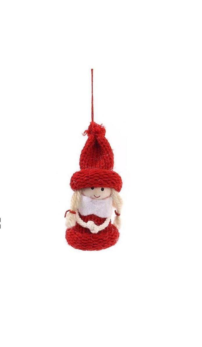 ADORNO DE MUÑECO COLGANTE NAVIDEÑO ROJO-1