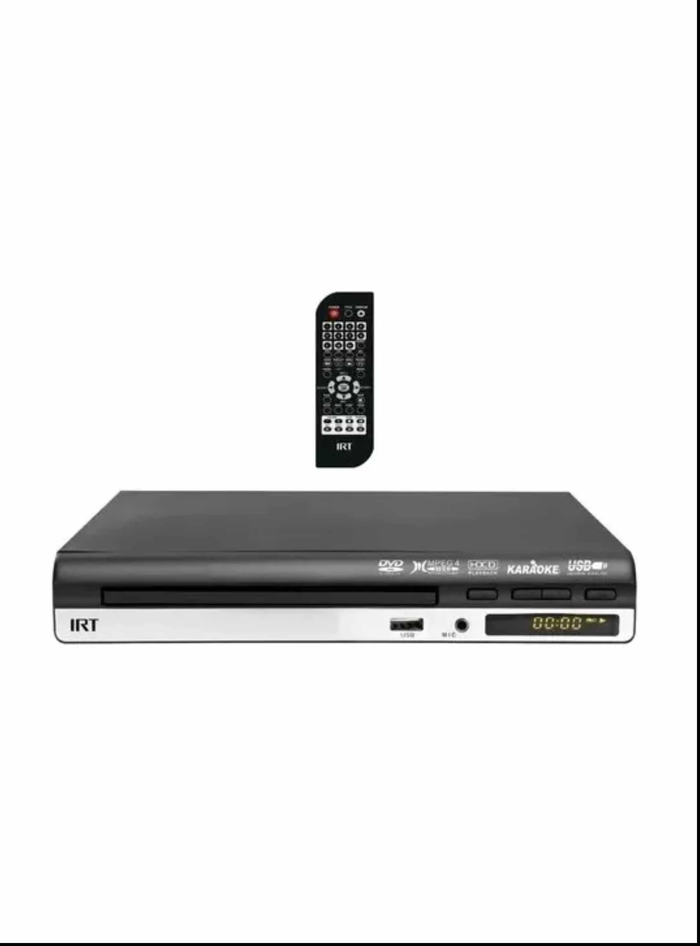 Reproductor Dvd Irt/ Karaoke/ Usb/ Cd/ Rca/ Control-2
