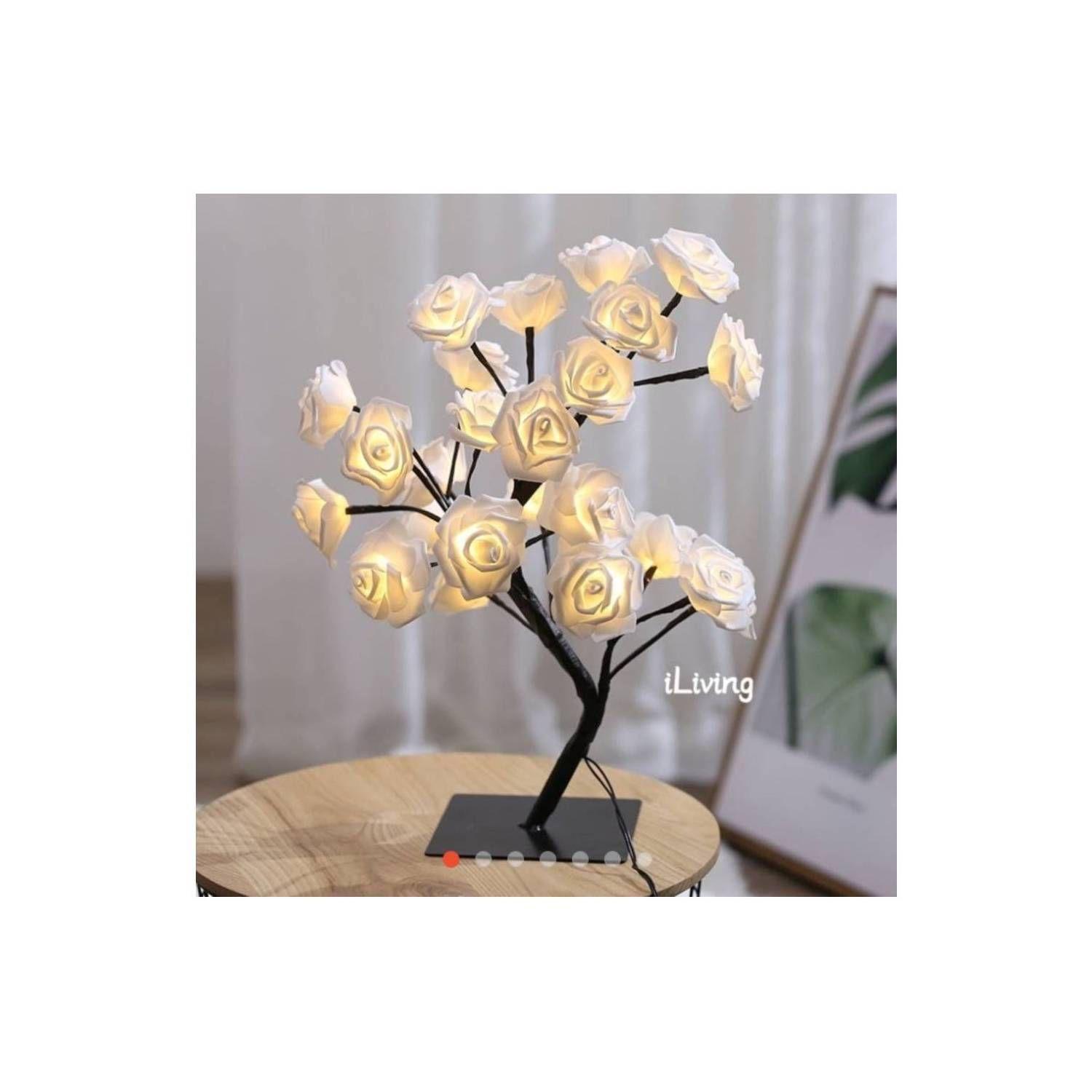 LAMPARA Ramo De 24 Rosas Led Árbol Lámpara De Mesa-2