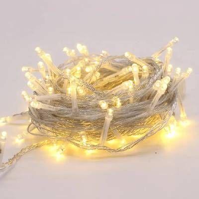 Guirnalda De Luces Navideñas 100 Luces Navidad Amarilla Amarillo-2