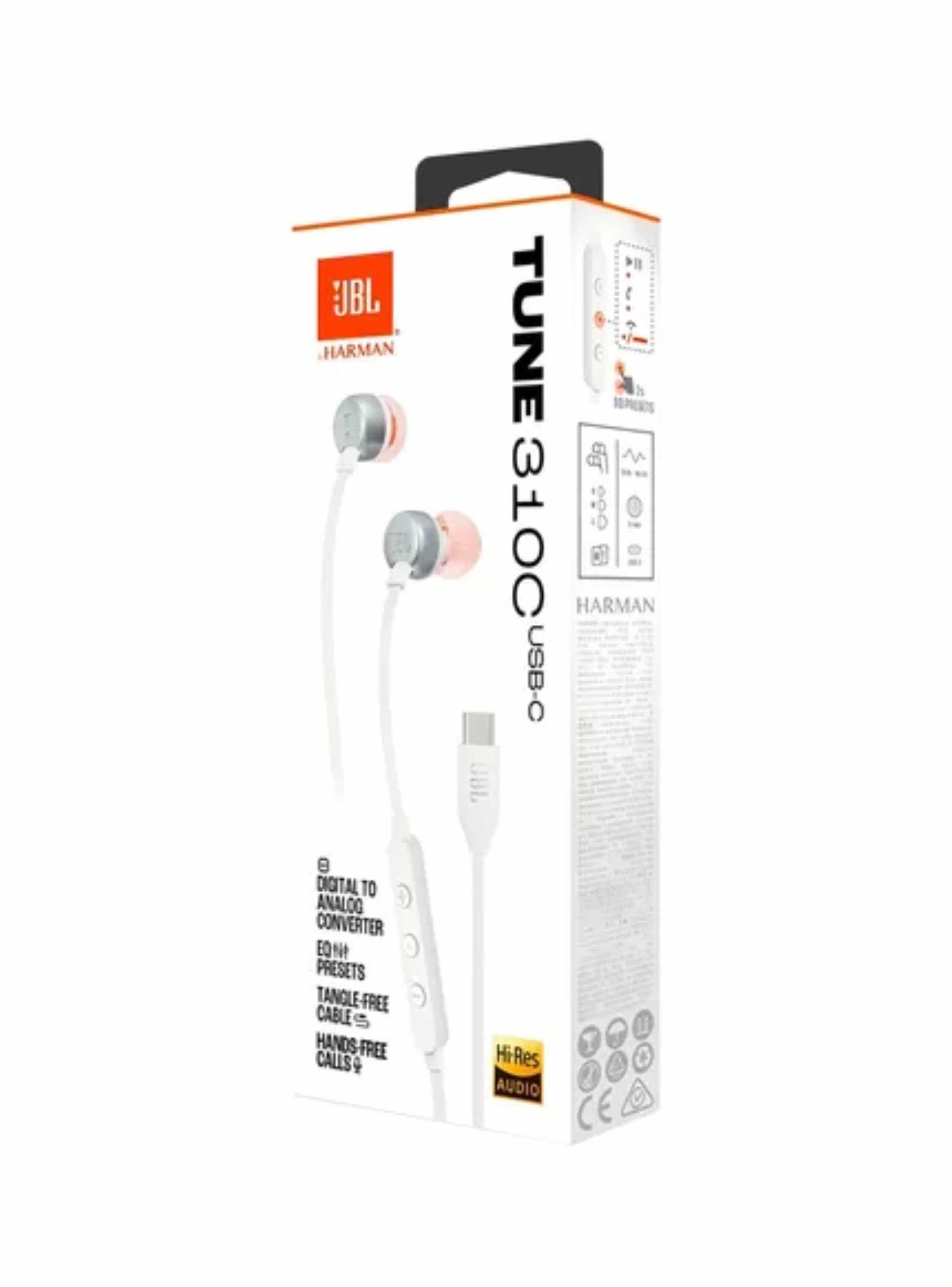 Audífonos Jbl Tune 310c Con Mic/control Usb C, Negro. Color Negro Luz Negro-4
