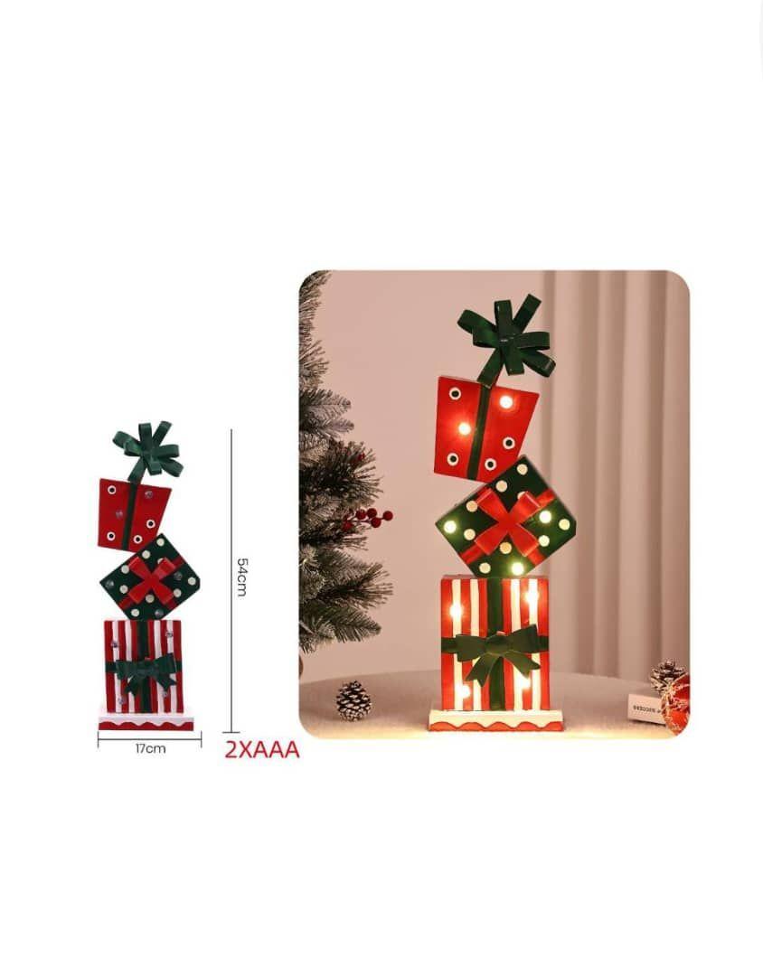 ADORNO DE REGALOS CON LUCES-1