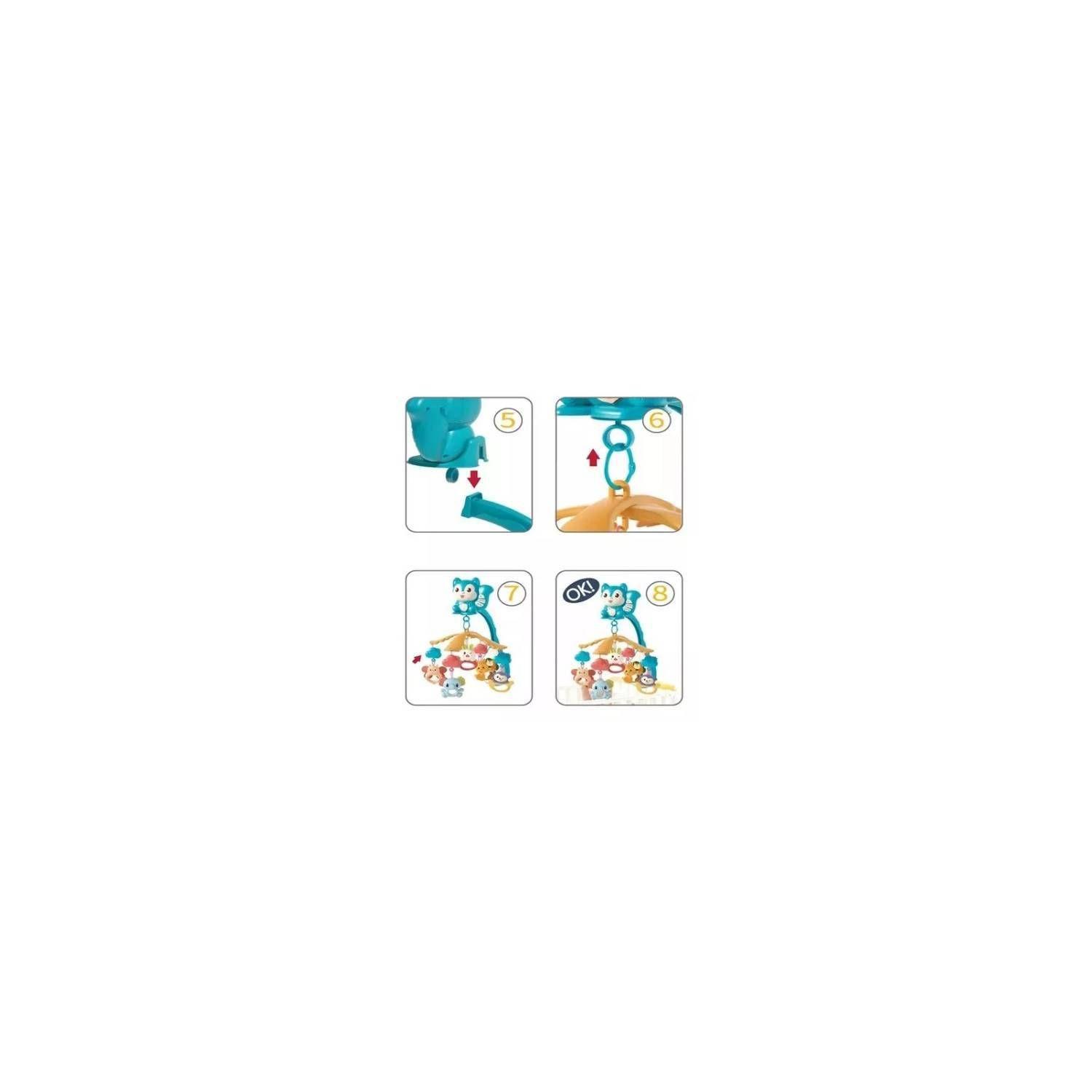  Ardilla Proyector 360° Control Remoto Azul-2