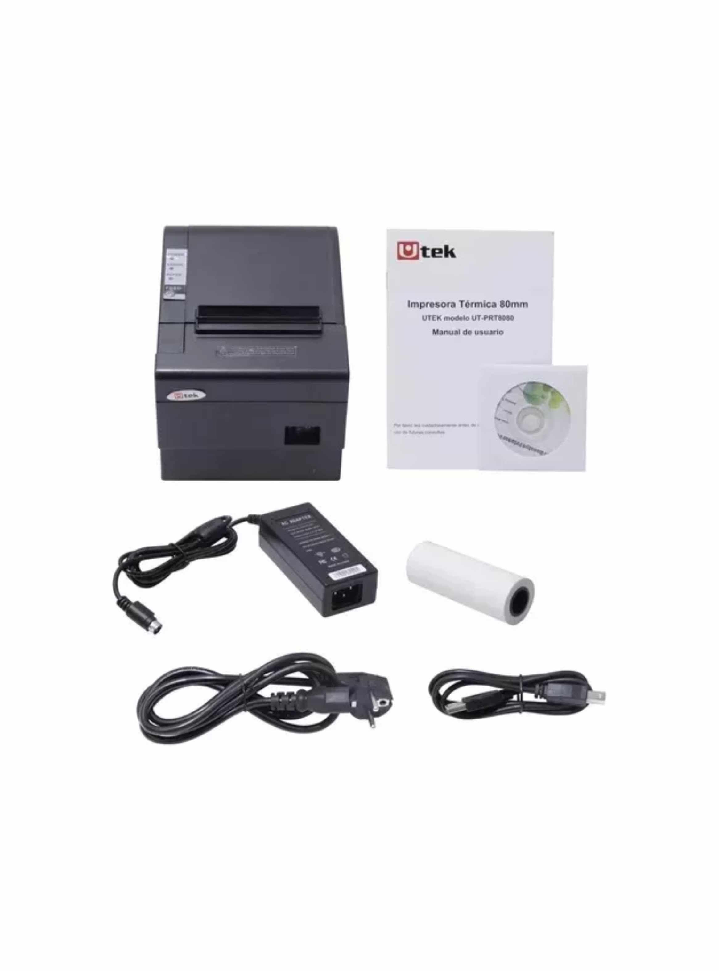 Impresora Térmica Profesional 80mm Utek Usb / Lan Ut-prt8080-3