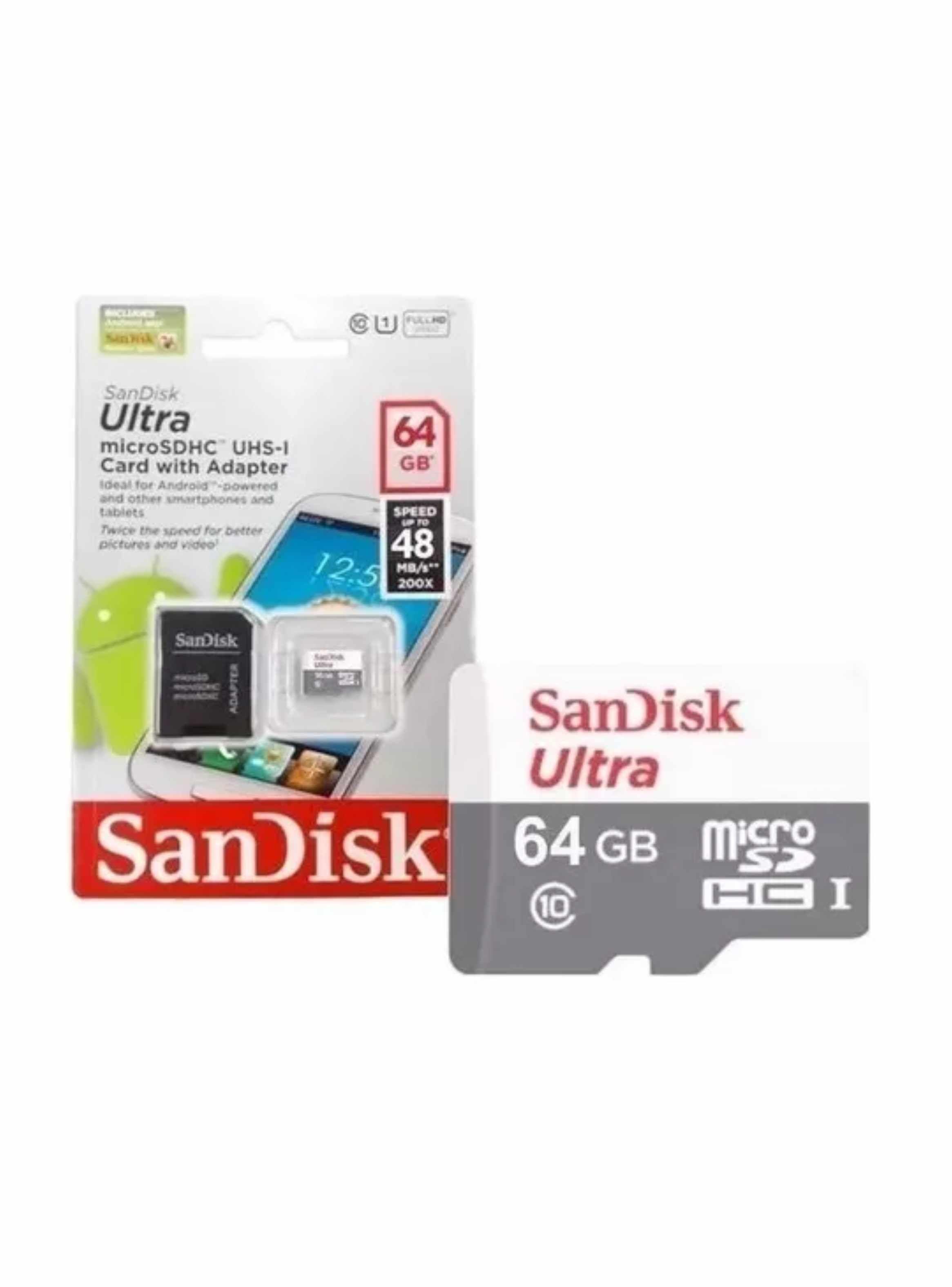 Tarjeta Memoria 64gb Sandisk Micro Sd Clase 10 Tarjeta Memoria 64gb Sandisk Micro Sd Clase 10Tarjeta-1
