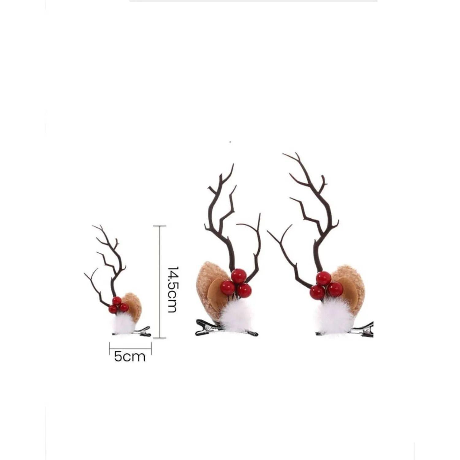 HORQUILLAS NAVIDEÑAS PARA PELO CUERNO FINOS-2