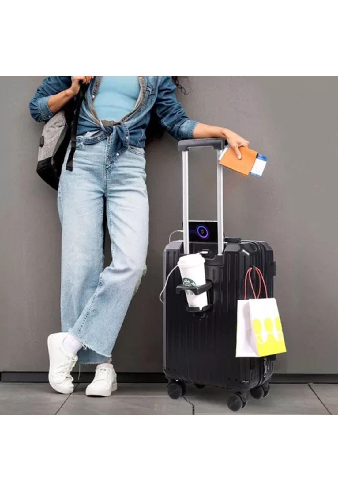 Maleta de viaje, 10 kg, equipaje de mano, portavasos, carry on-5