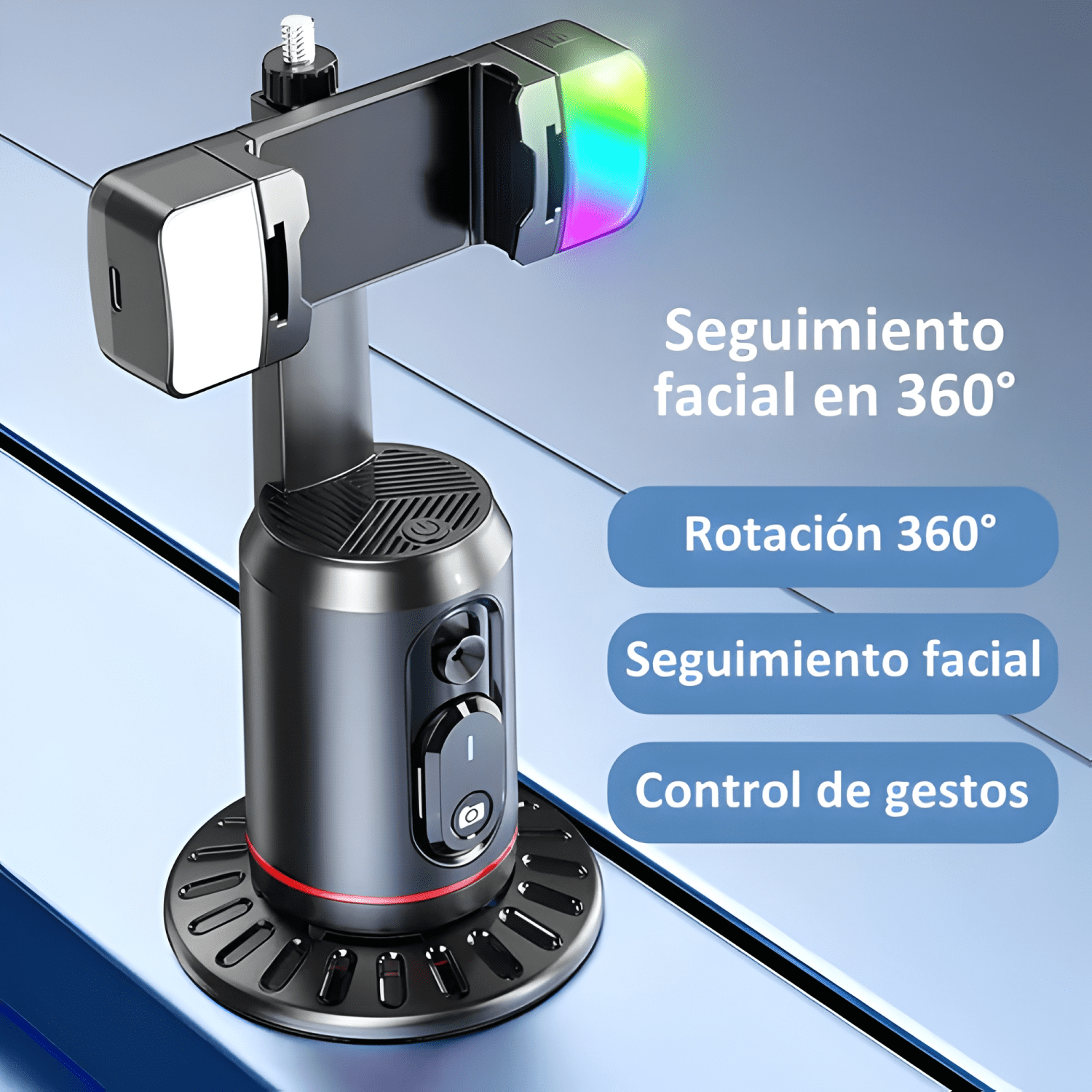 Estabilizador Celular Soprote Gimbal Seguimiento Negro-3