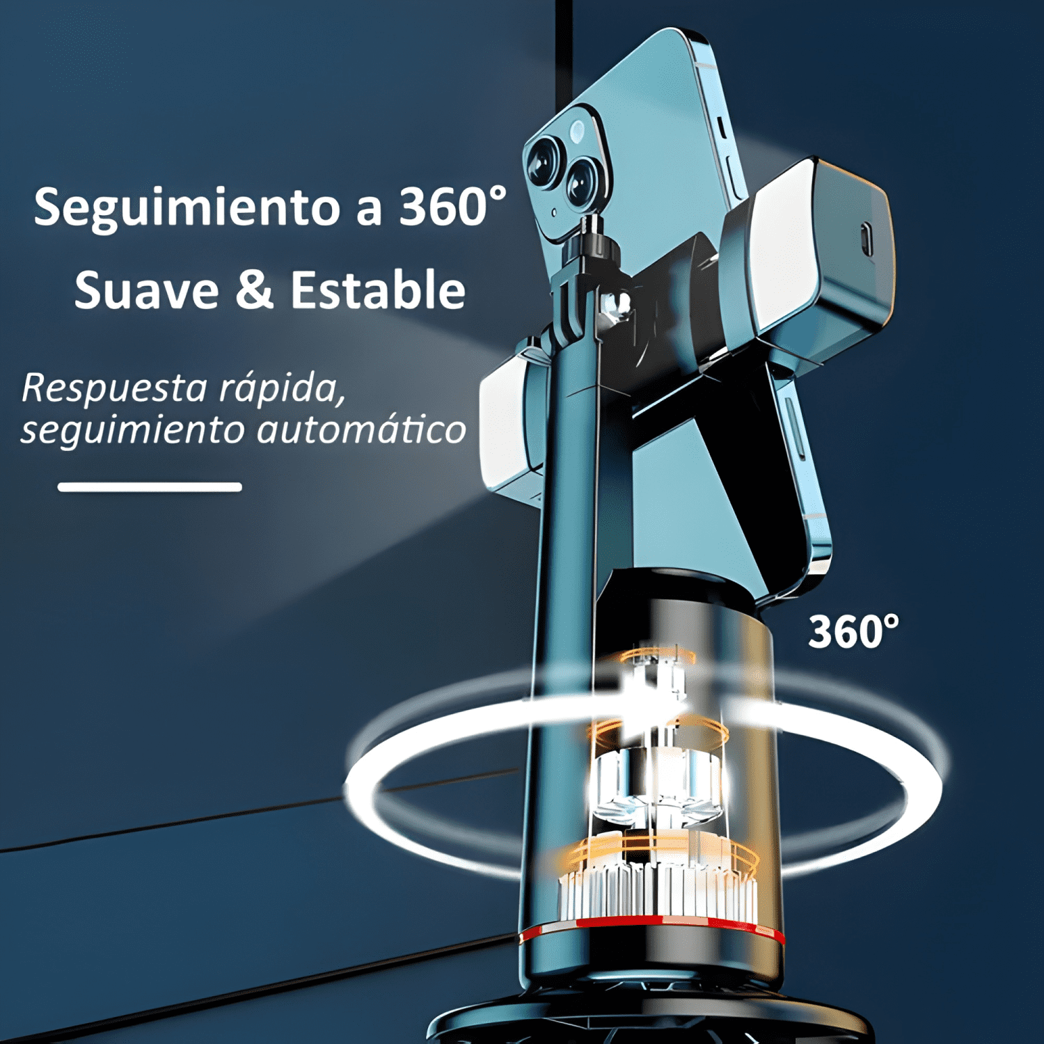 Estabilizador Celular Soprote Gimbal Seguimiento Negro-4