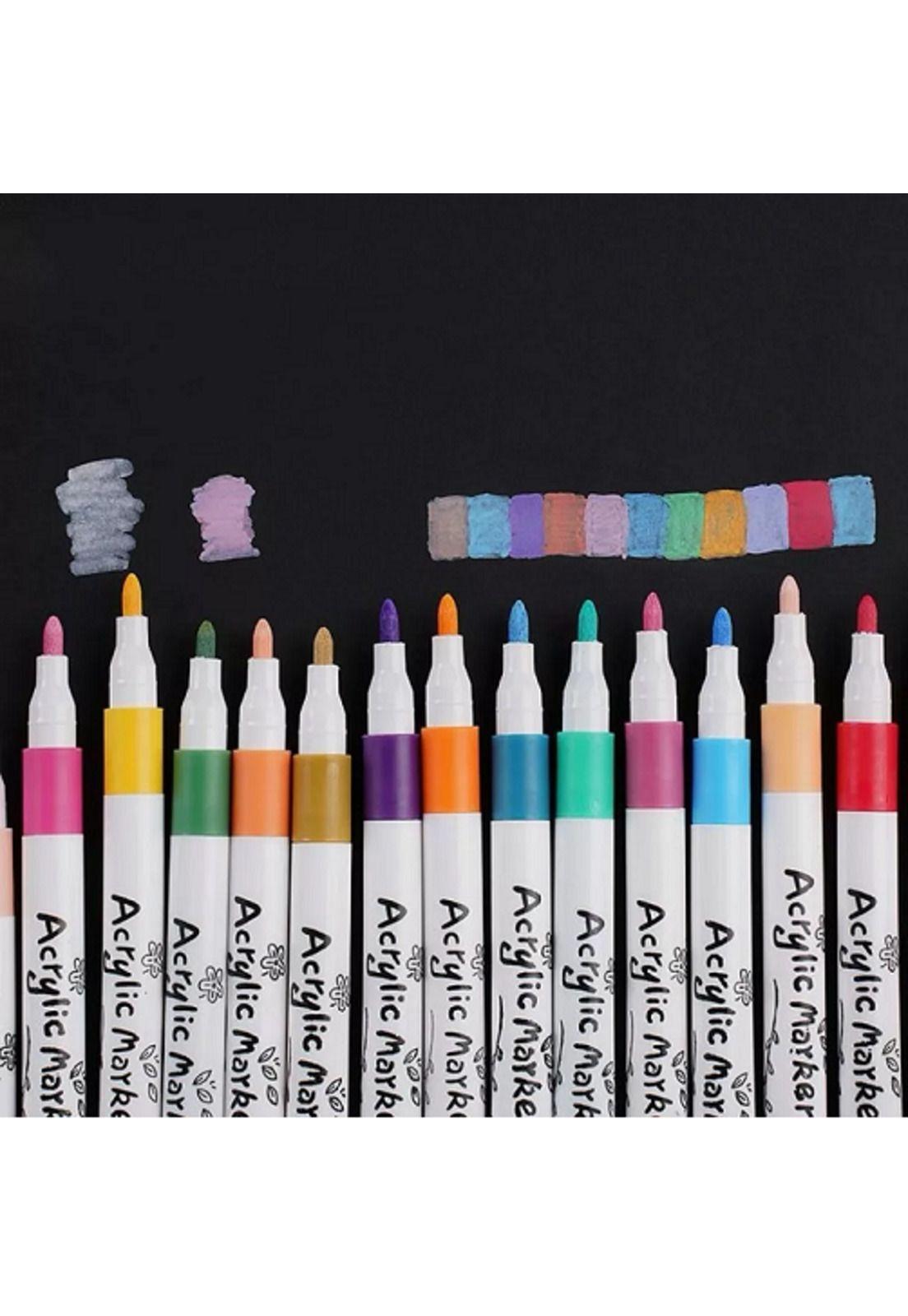 Lápices acrílicos marcadores 60 pcs multicolor-2