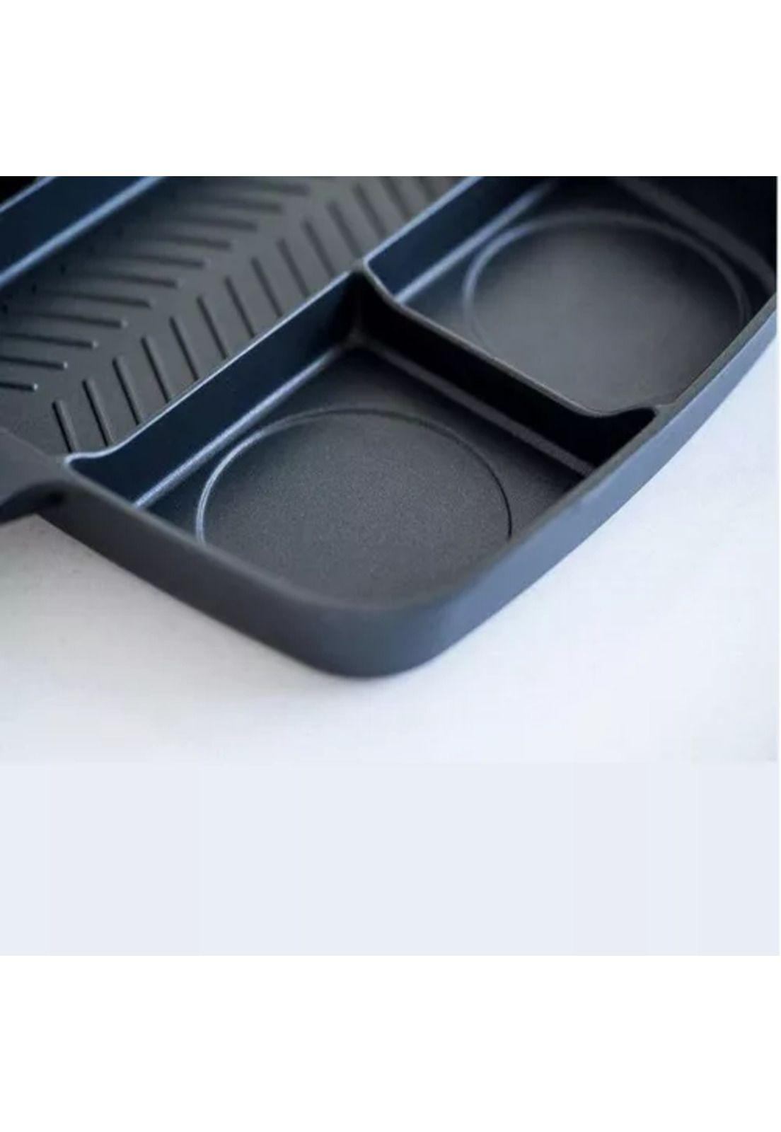 Sartén multiuso 5 en 1, antiadherente, horno y cocina, color negro-2