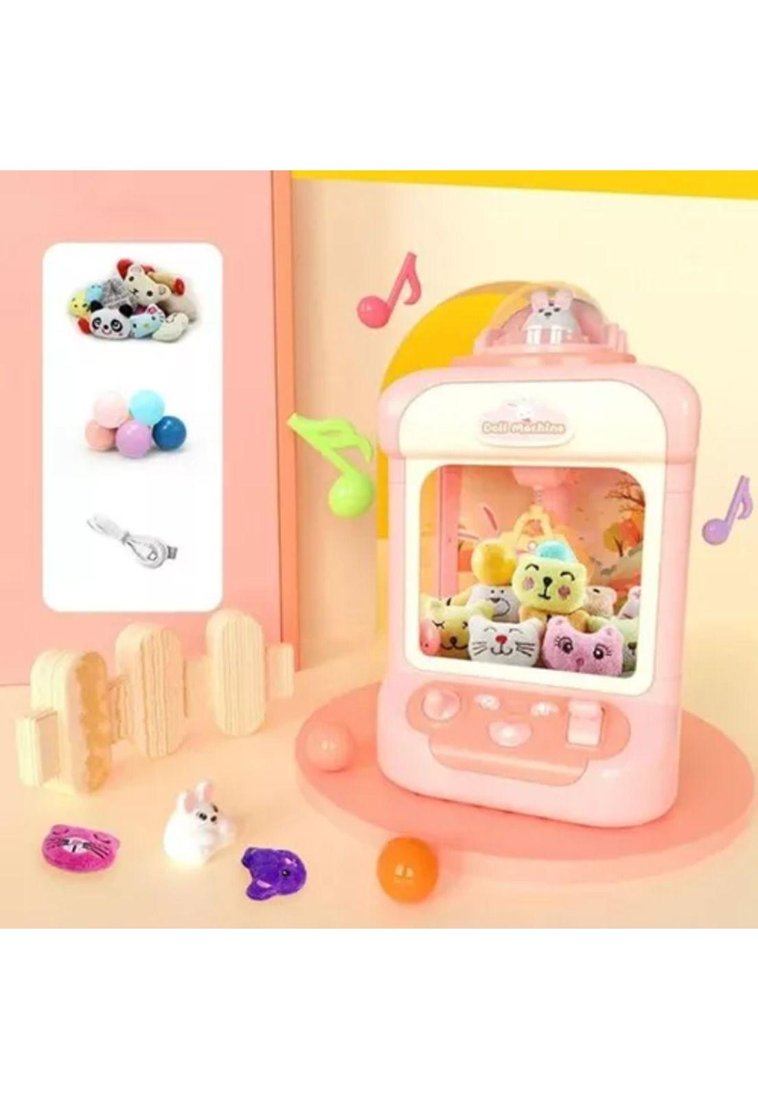 Nueva mini máquina garra atrapa peluches, juguete para niños-2