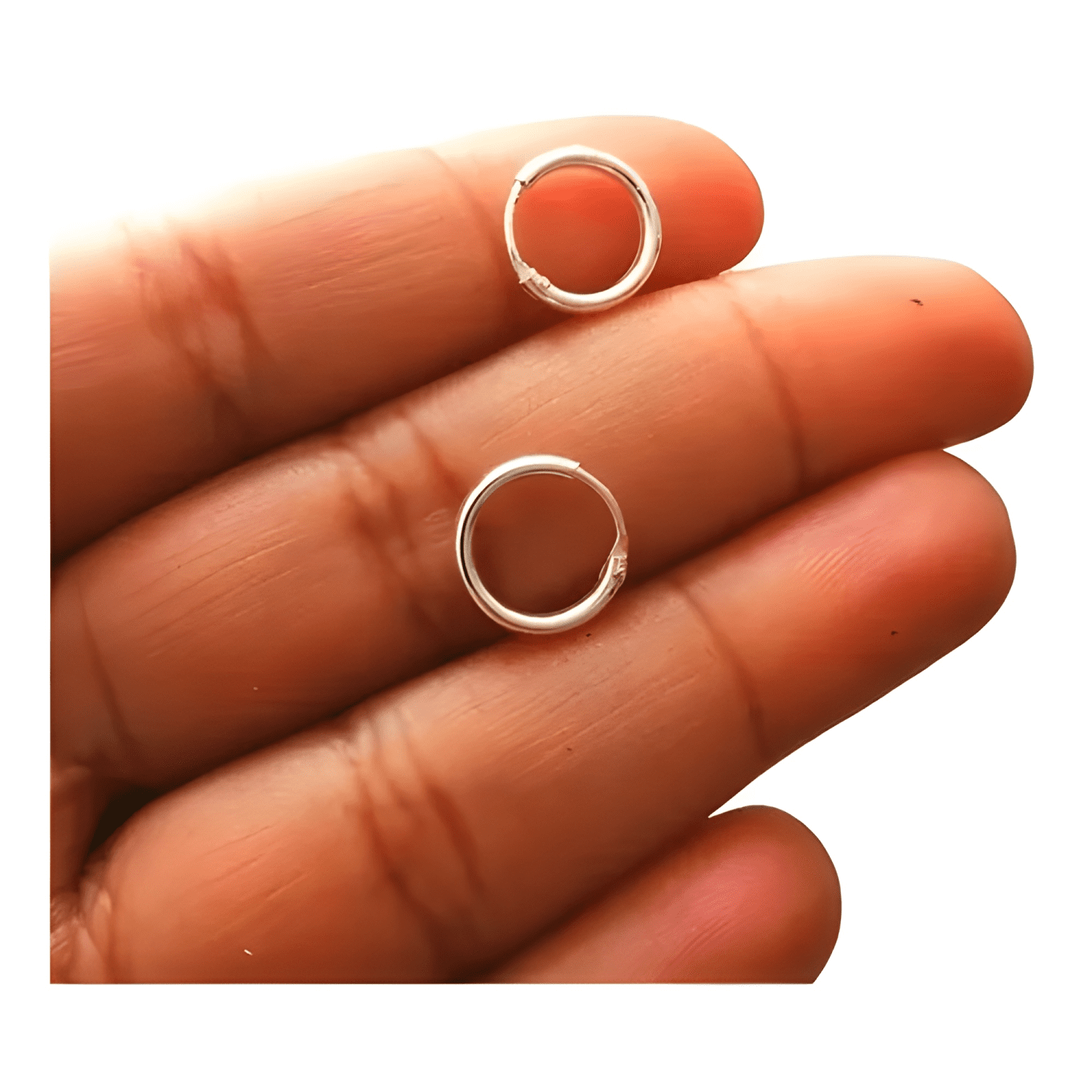 (3 Par) Argollas Plata 925 - 10mm, 14mm Y 20mm-2