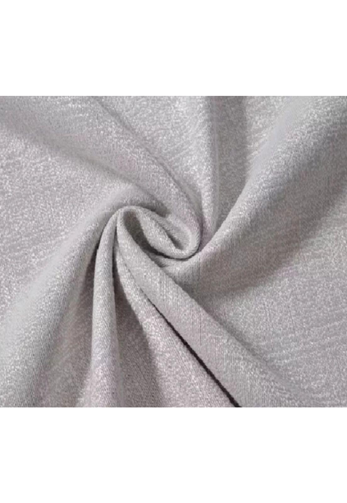 Piecera 60x220 cm + 2 fundas para cama gruesa color gris claro-2