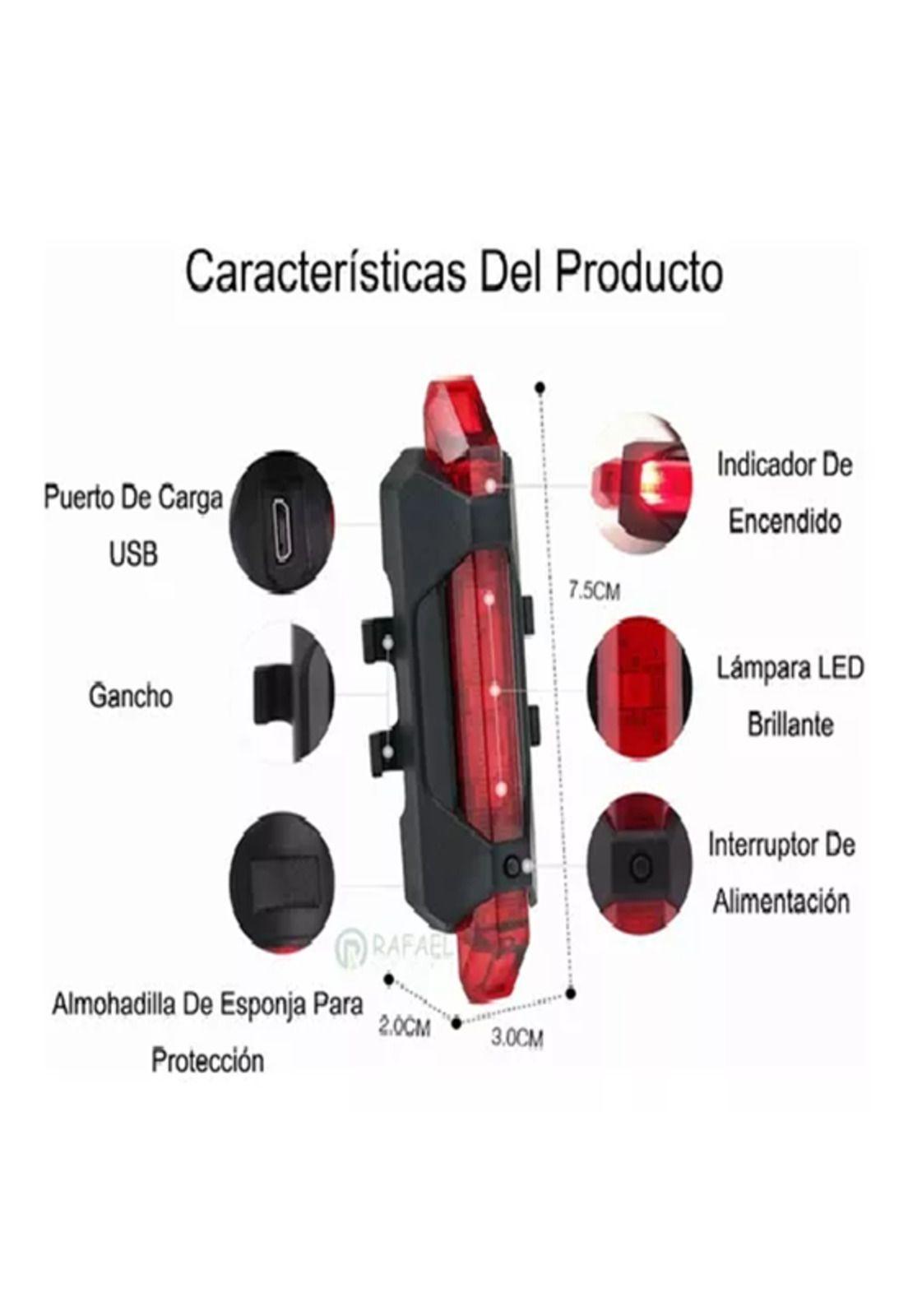 Led trasero bicicleta señalizador West Biking original-3