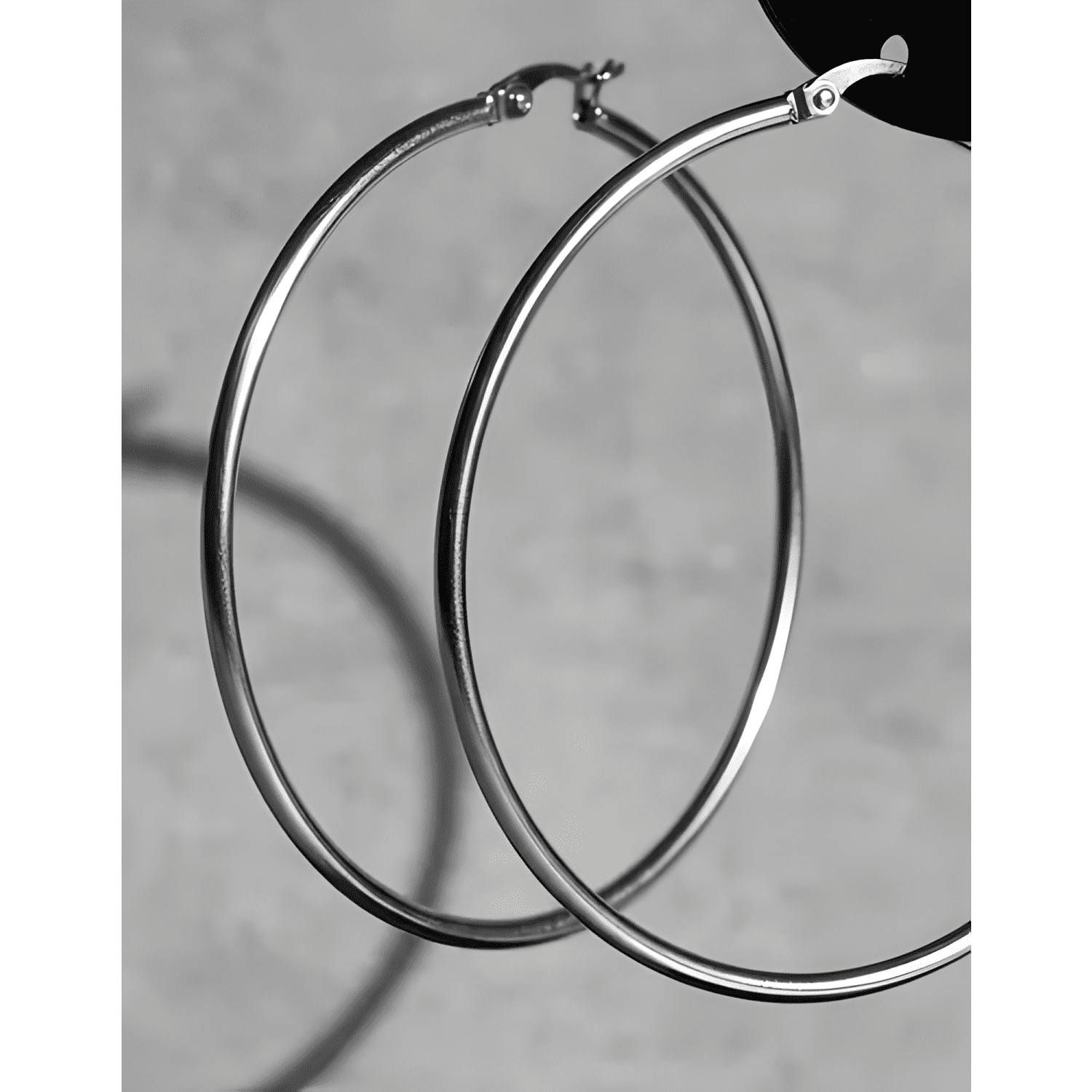 Aros Argolla Acero Quirúrgico Aracw 50mm 1 Par-3
