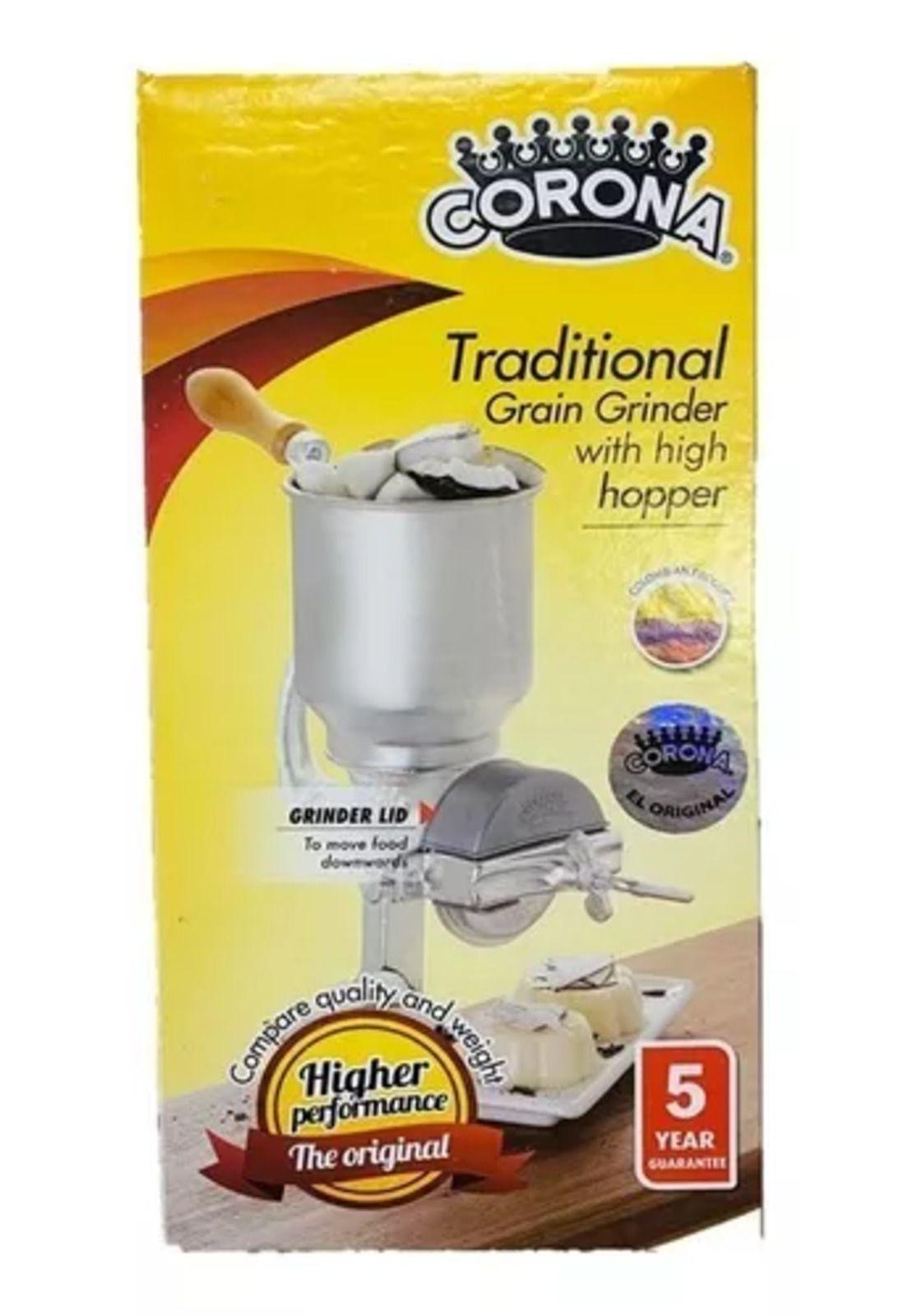 Molino - molinillo corona para choclo y granos gris-2