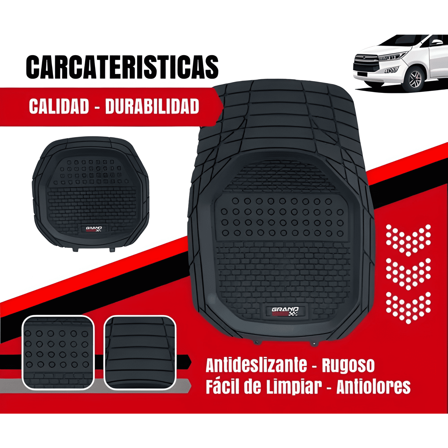 Cubre Pisos De Goma Lujo Volkswagen Gol Trendline-3