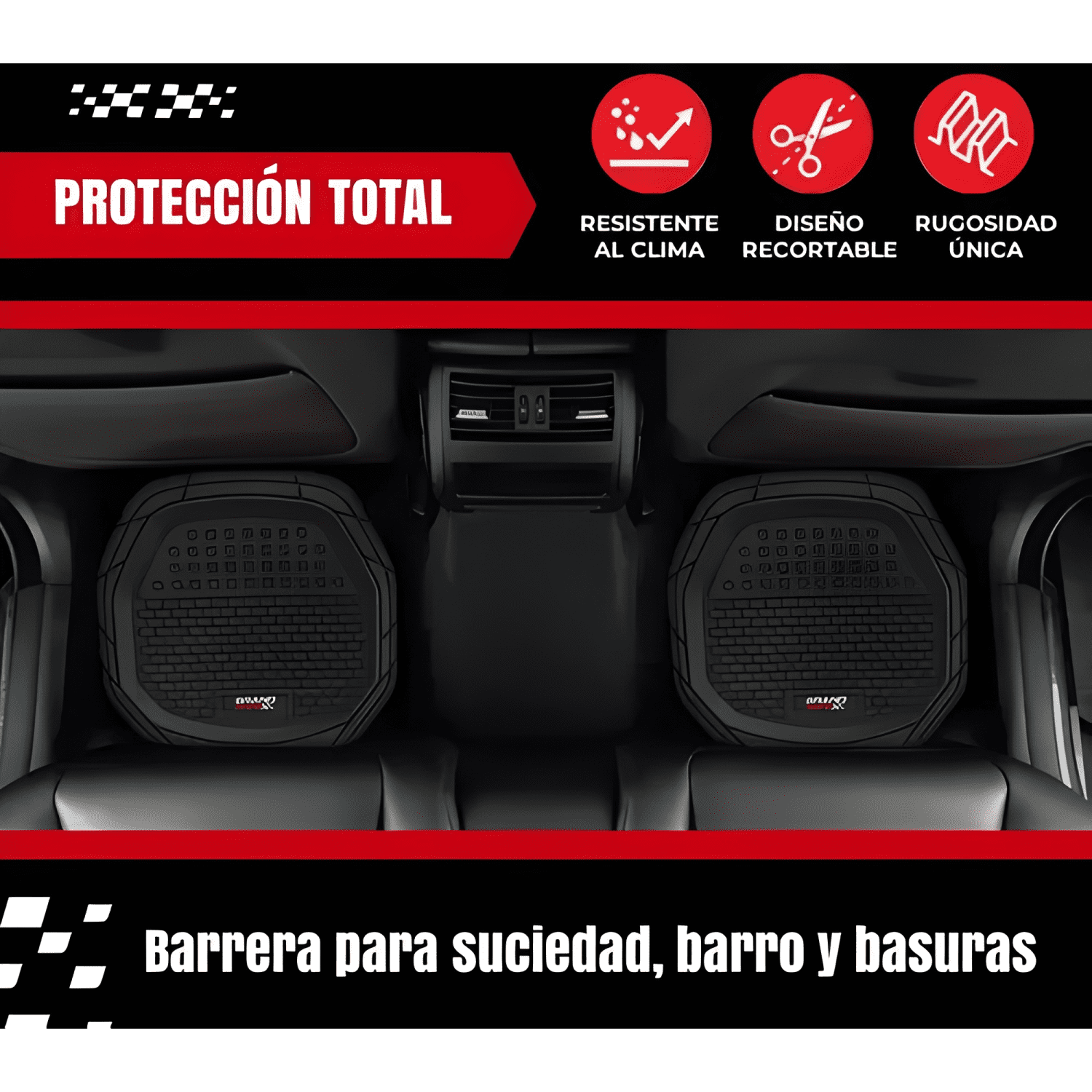 Cubre Pisos De Goma Lujo Volkswagen Gol Trendline-4
