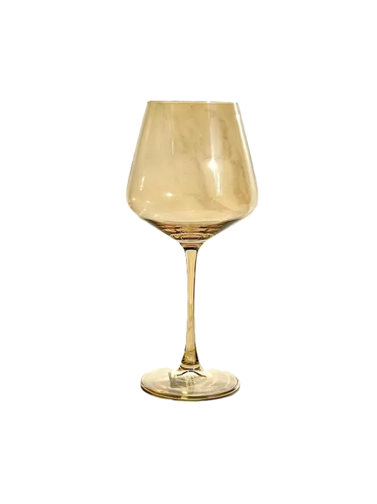 Set 6 Copas De Vino Modernas Ámbar-0