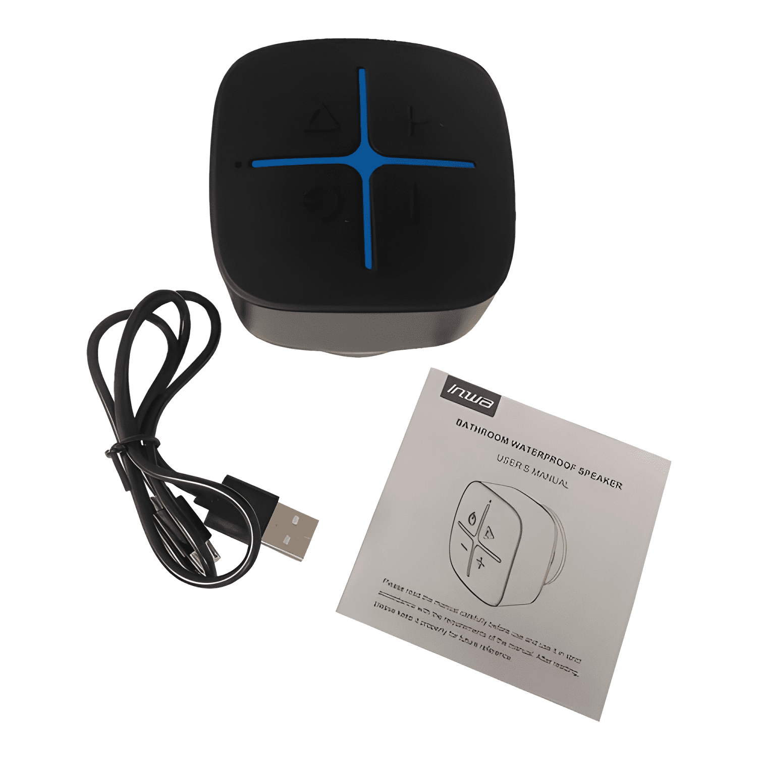 Parlante bluetooth para ducha ip68, 5 1 inwa-1