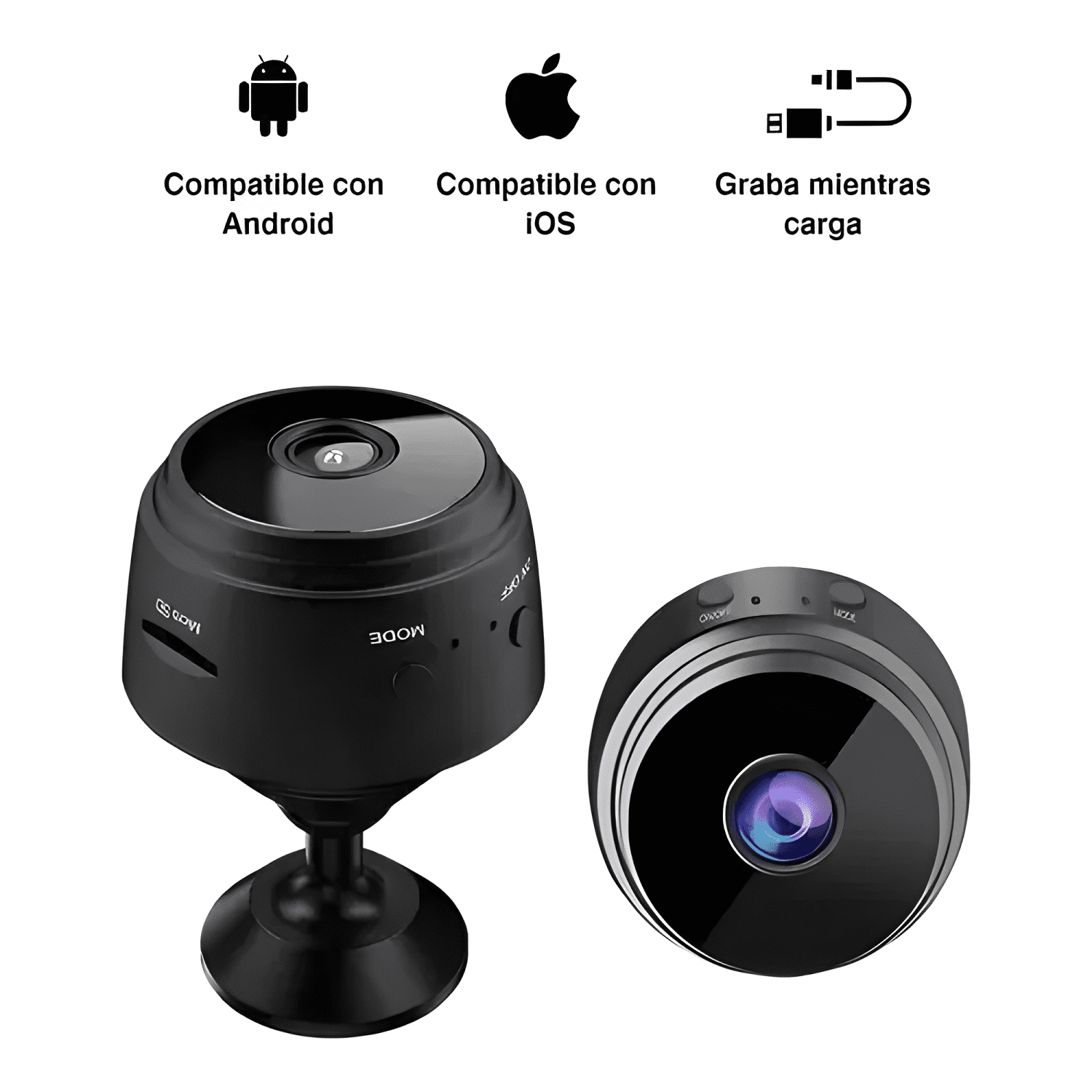 Cámara de Seguridad Wifi A9 1080p - Mini - Graba - Espía-1