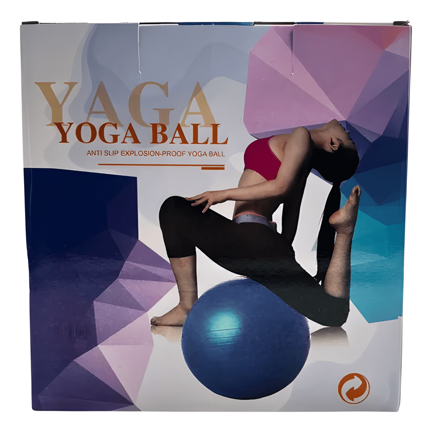 Pelota yoga 75cm línea sport balón + inflador-4