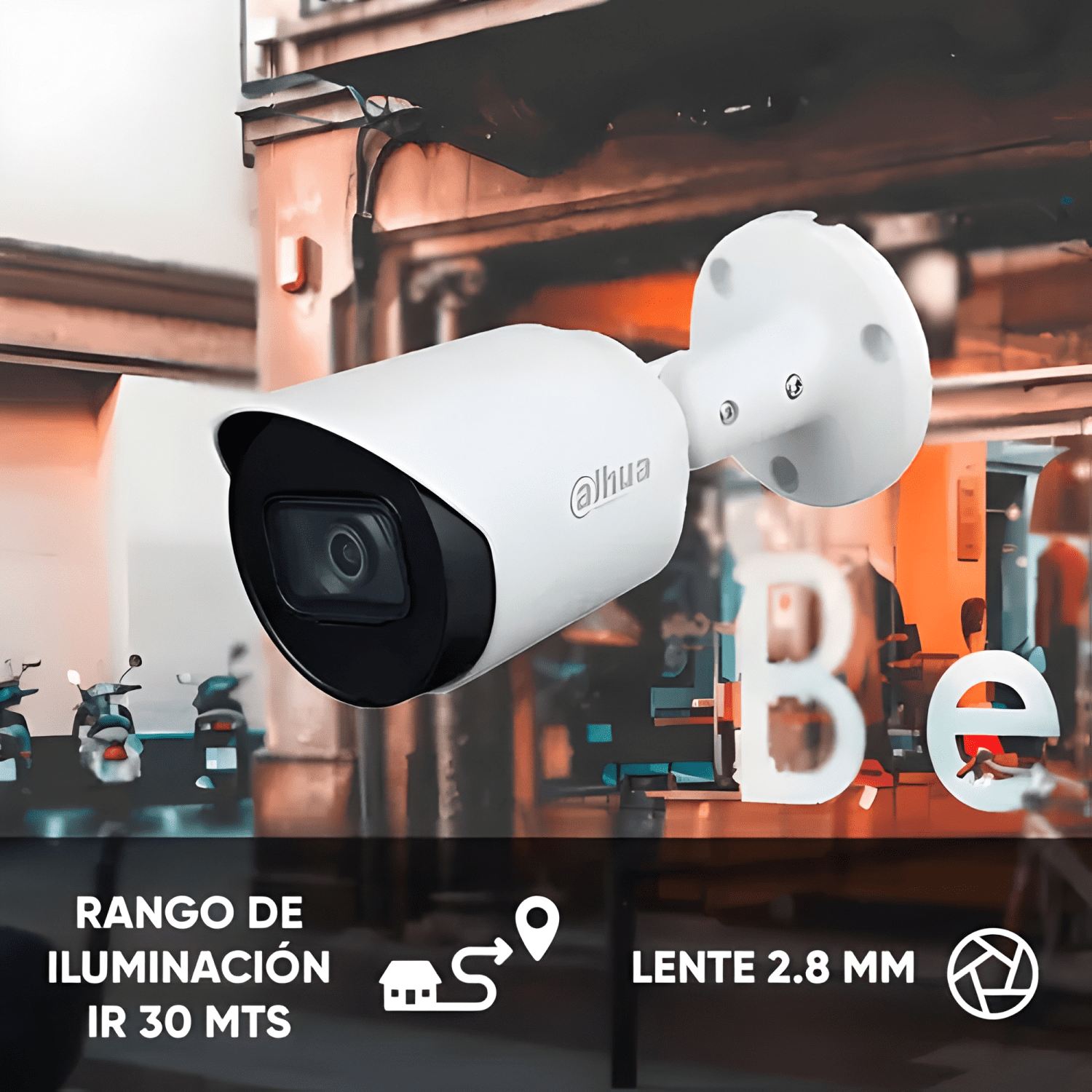 Camara Dahua Bullet 2.8mm 5mp Hdcvi Hfw1500tn Blanco-2