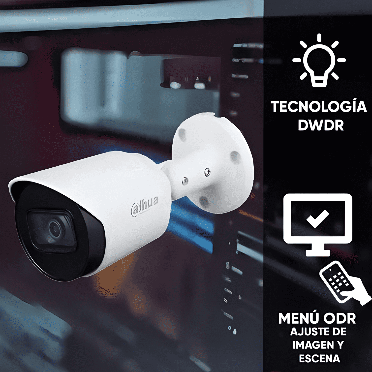 Camara Dahua Bullet 2.8mm 5mp Hdcvi Hfw1500tn Blanco-4