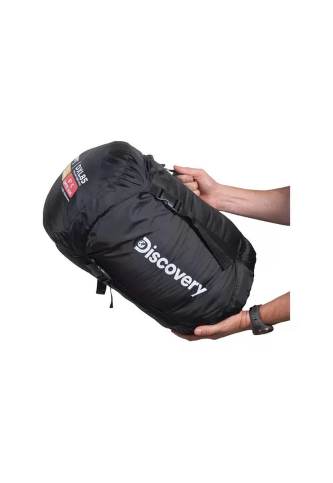Saco de dormir doble Discovery DXl85, 2 personas naranja-2
