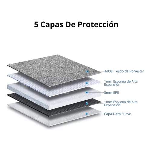 Bolso para tablet de 11 pulgadas microfibra impermeable color morado-5
