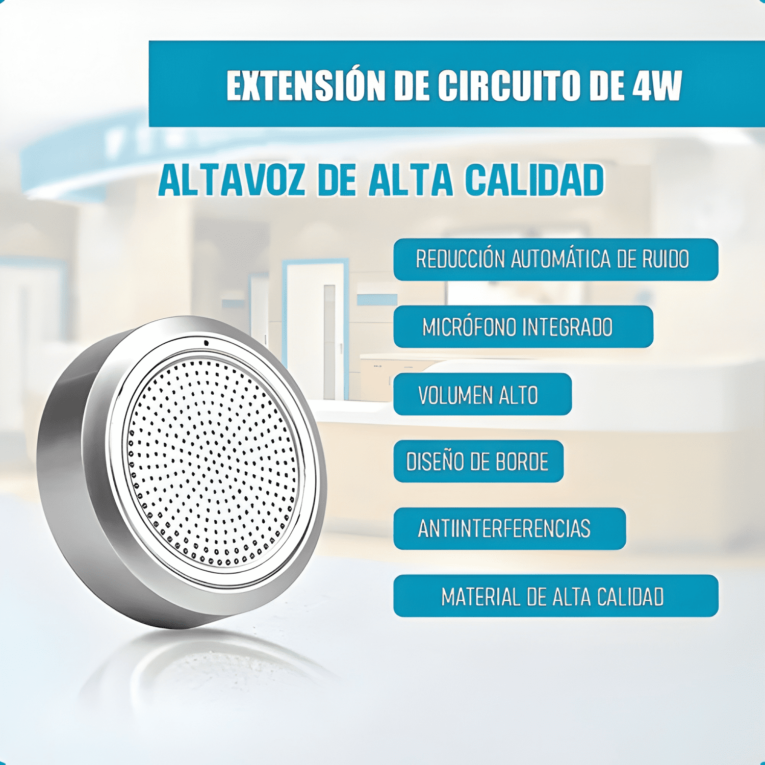 Intercomunicador bancos citofono cajas microfono 2 vias-3