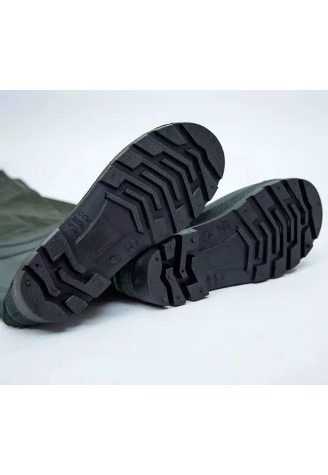 Waders para pesca, botas de pesca talla 45 color verde-5