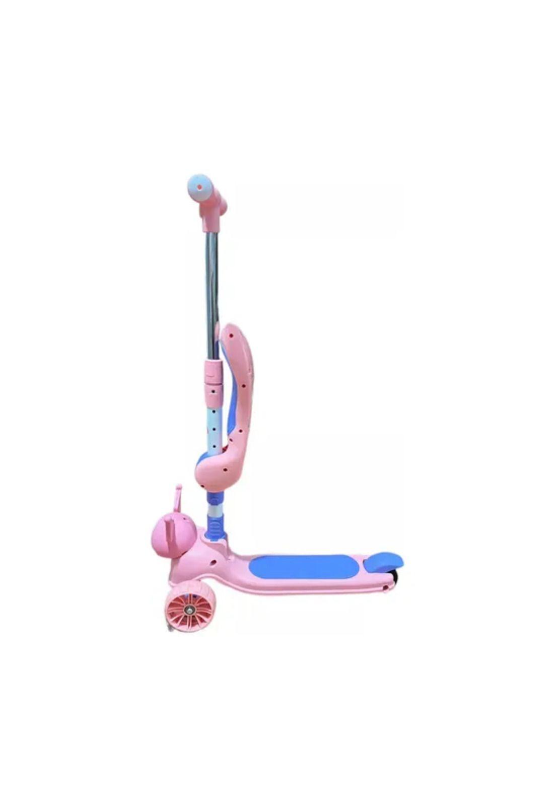 Scooter niña ruedas kuromi, luces led rueda rosado-2