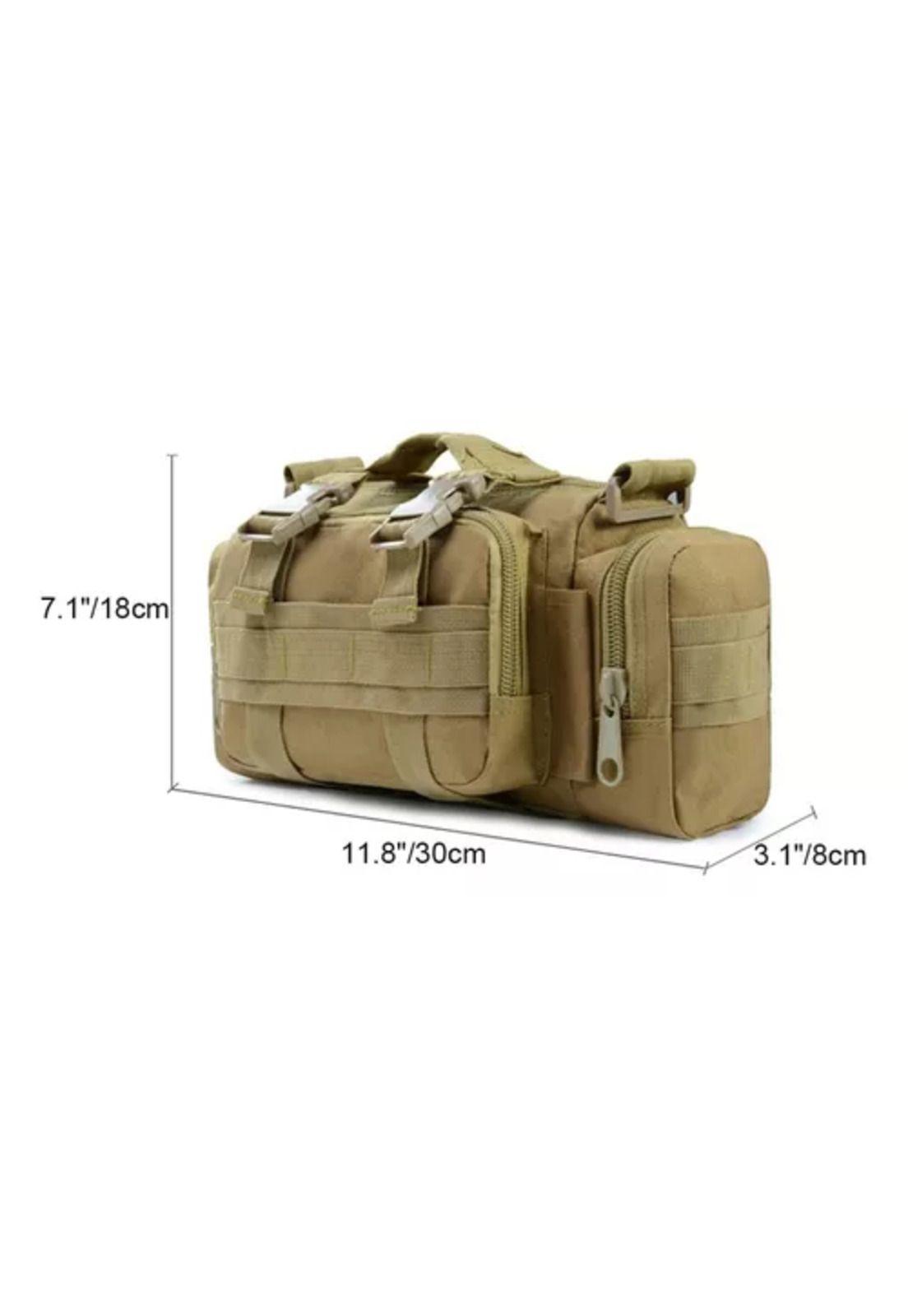 Banano táctico militar outdoor sistema Molle color café-5