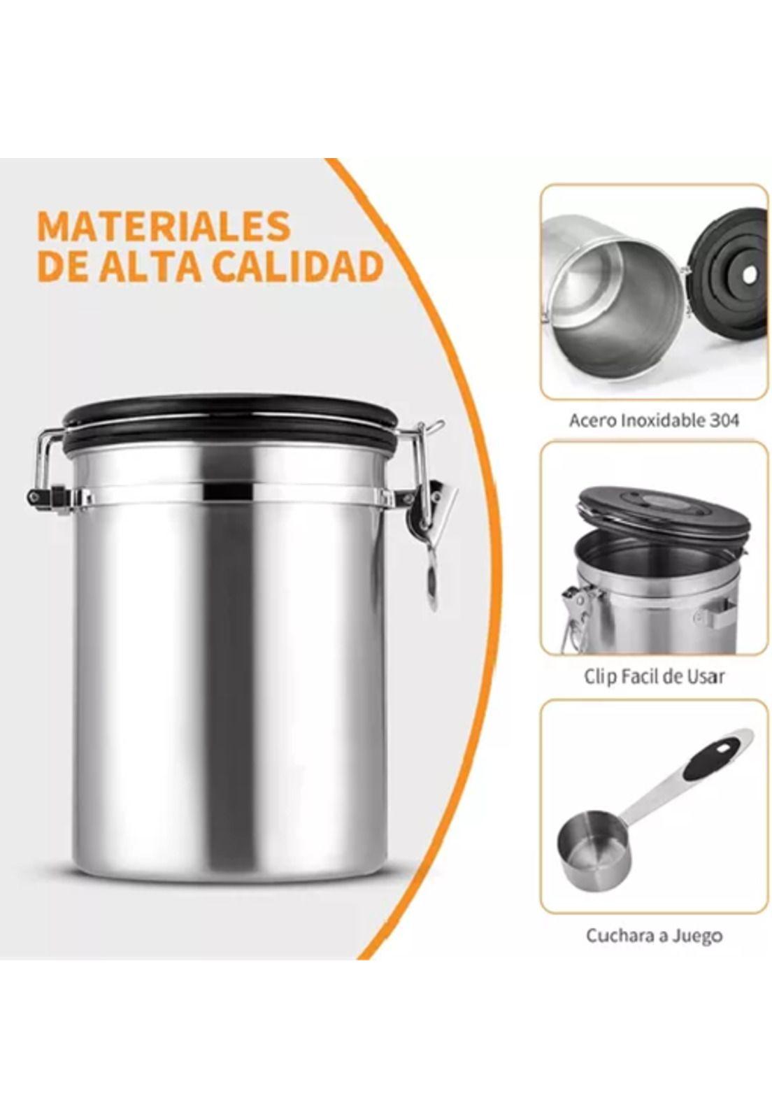 Recipientes tarros de café herméticos almacenar grano 1.8L-3