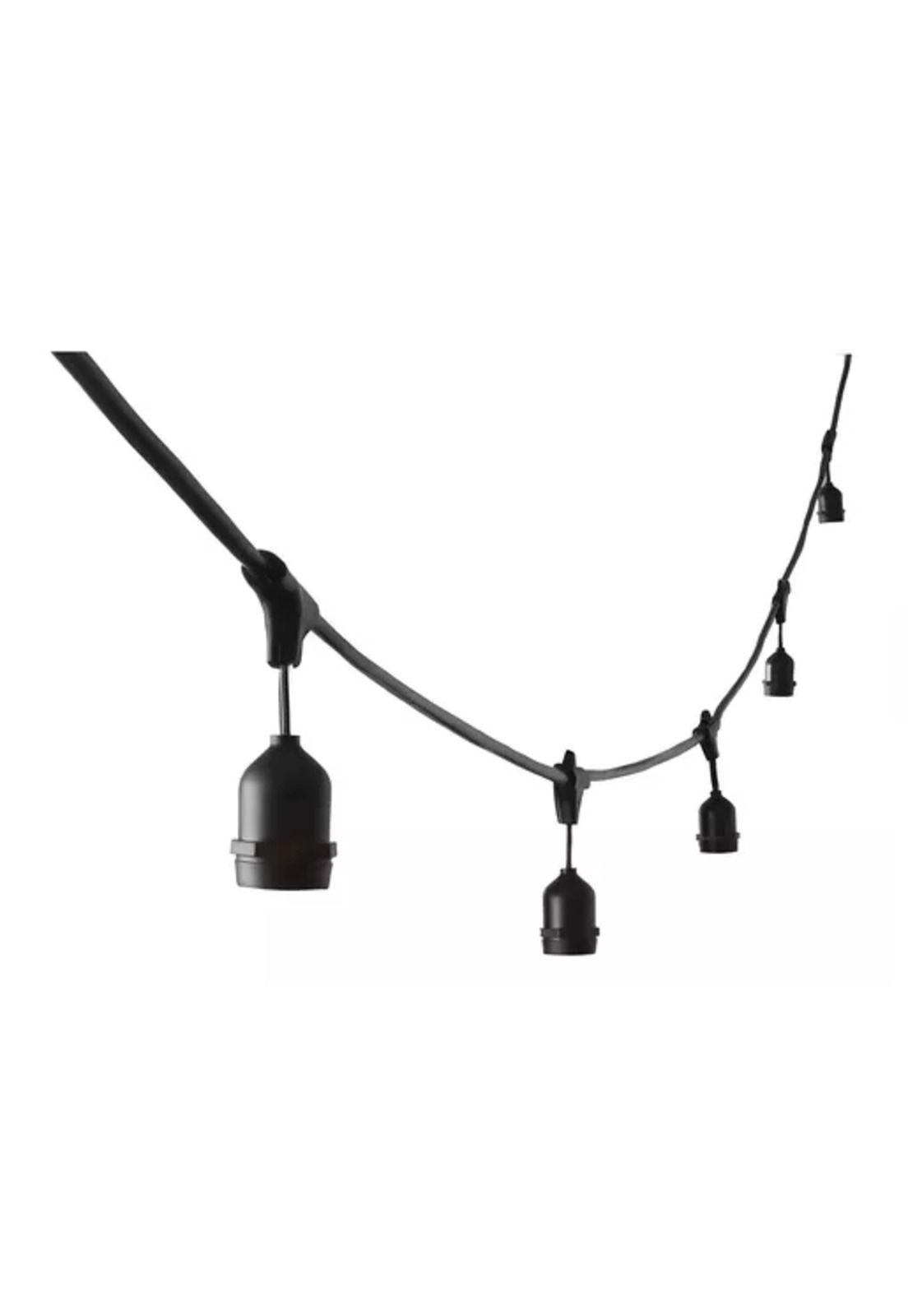 Guirnalda Terraza Patio Con Ampolletas Incluidas 10m Luces Cálidas-5