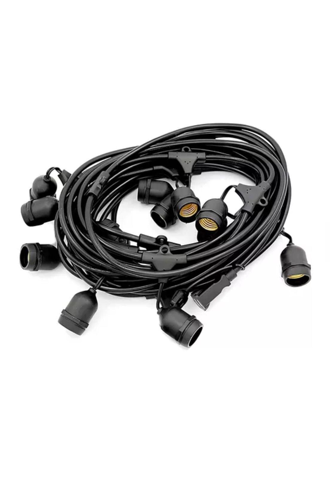 Guirnalda Terraza Patio Con Ampolletas Incluidas 10m Luces Cálidas-6