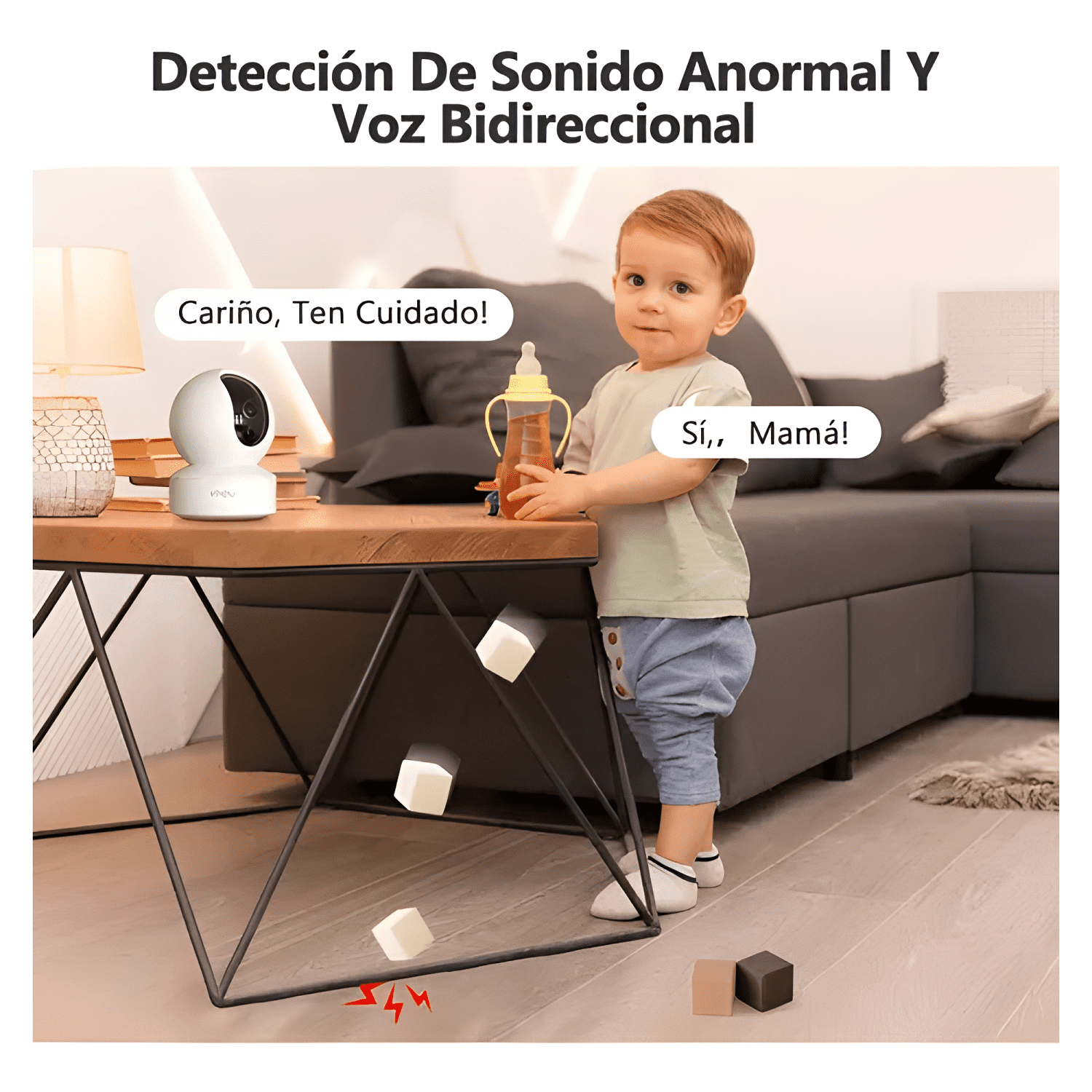 Imou Cámara de Seguridad Dk2 3mp Ip Wifi 360°interior SE-4