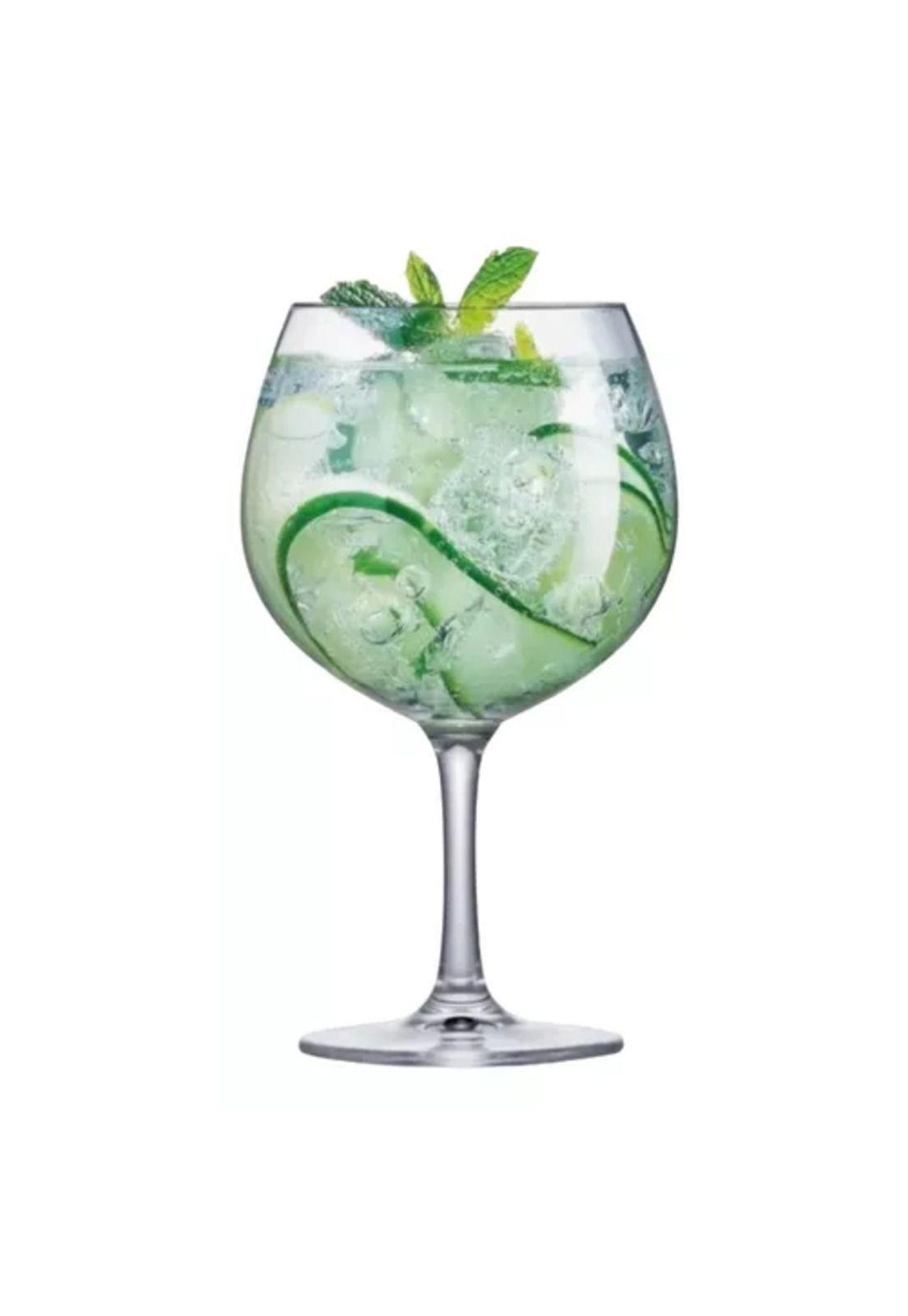 Set de 6 copas balón para gin tonic, 600 ml, Nadir, color cristal-4